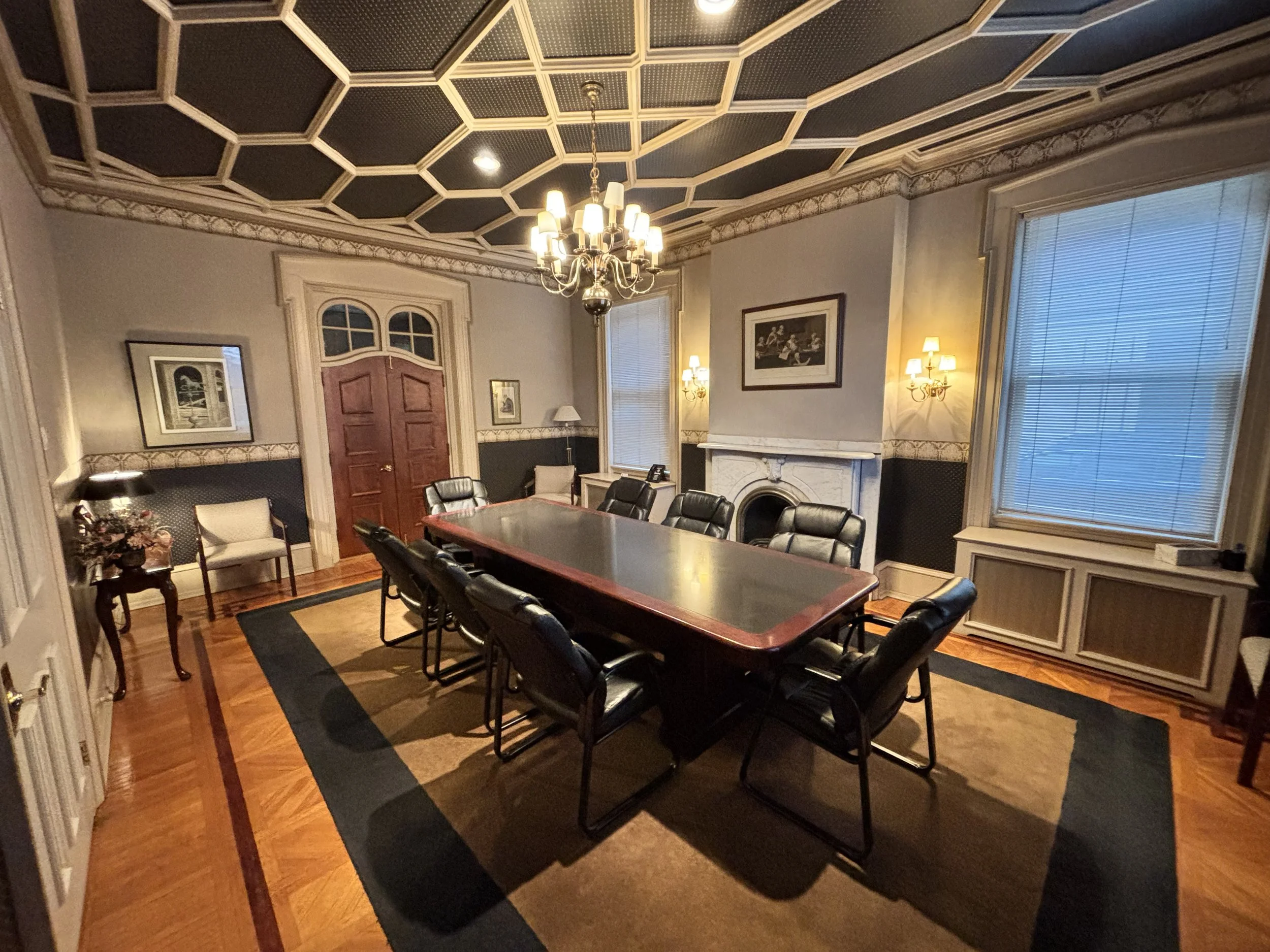 Main conference room at Diviney & Wilt law office