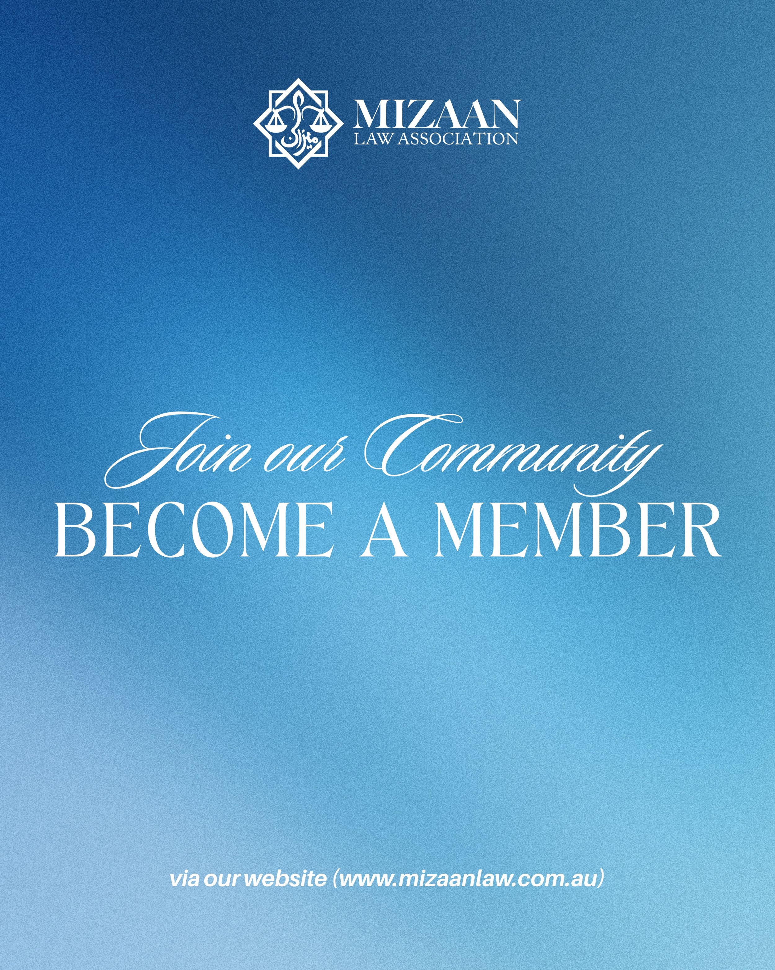 2026 MEMBERSHIPS ARE OPEN (AND FREE) 🎉⚖️

Join Mizaan Law Association for a year of connection, community, and growth within the legal profession.

Whether you&rsquo;re a law student, graduate, lawyer, or supporter of our mission, Mizaan Law is a sp
