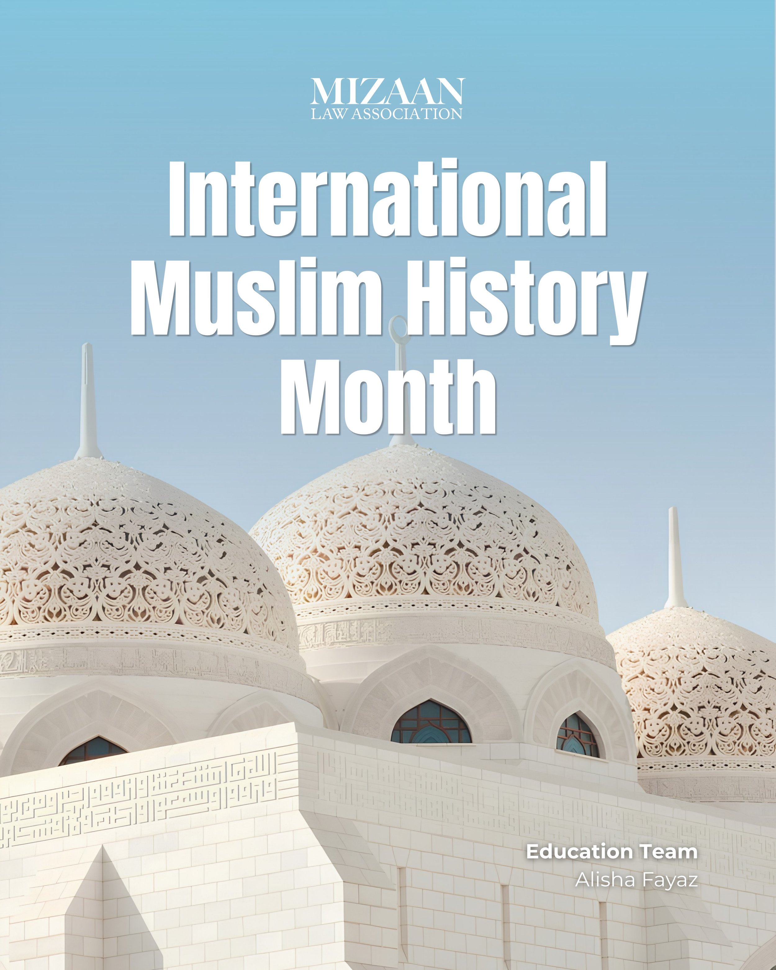 May marks International Muslim History Month. As the month draws to a close, we reflect on the enduring contributions of Muslim pioneers, past and present, to law, ethics, governance, education, scholarship, literature, and society at large 🌙⚖️📚

T