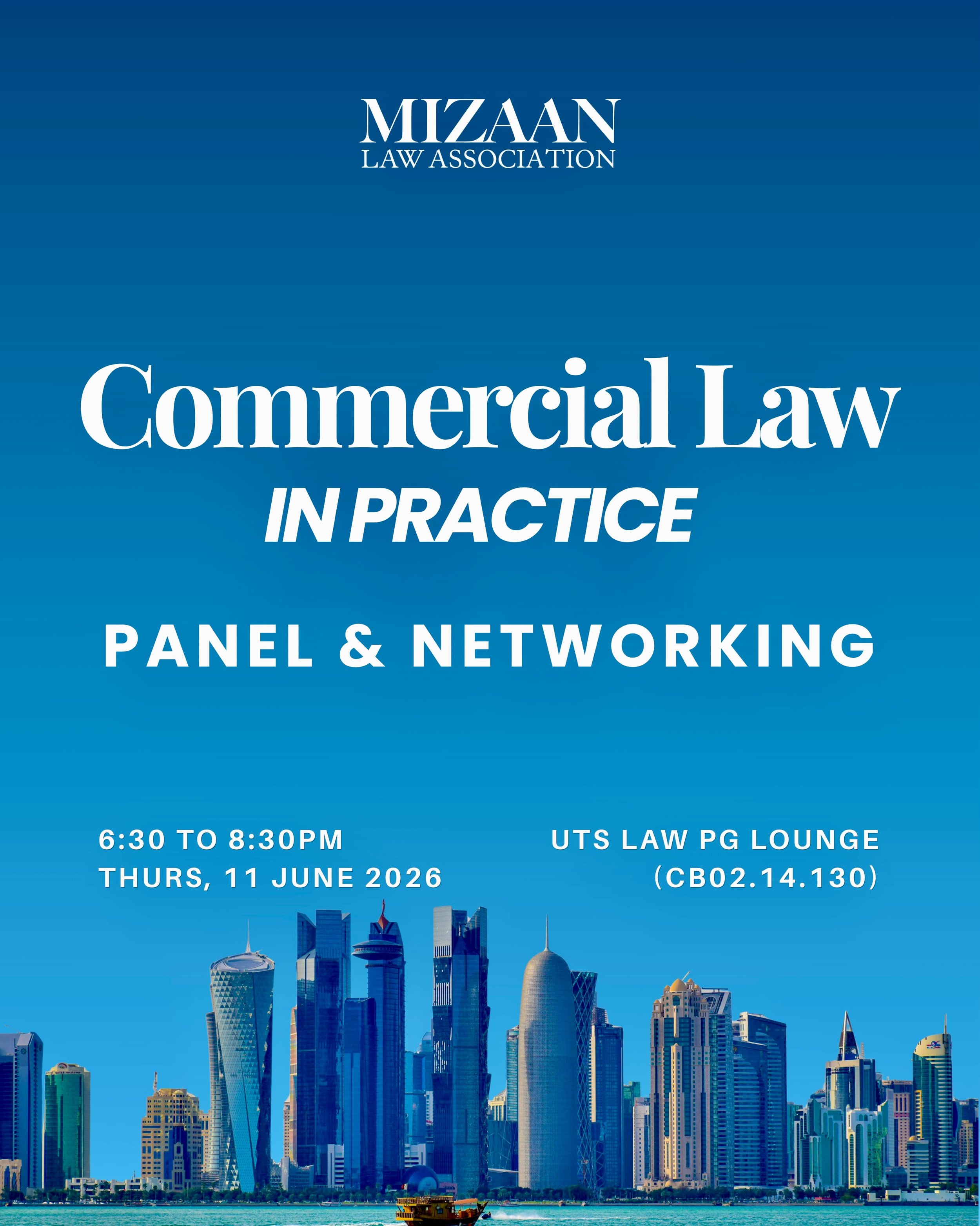 The most compelling thing a mentor can do is show you what is possible.

On 11 June, Mizaan Law brings together accomplished Muslim practitioners working across Sydney&rsquo;s commercial legal landscape &mdash; professionals who have built careers at