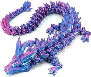 Mystical 3D Printed Dragon Figurine