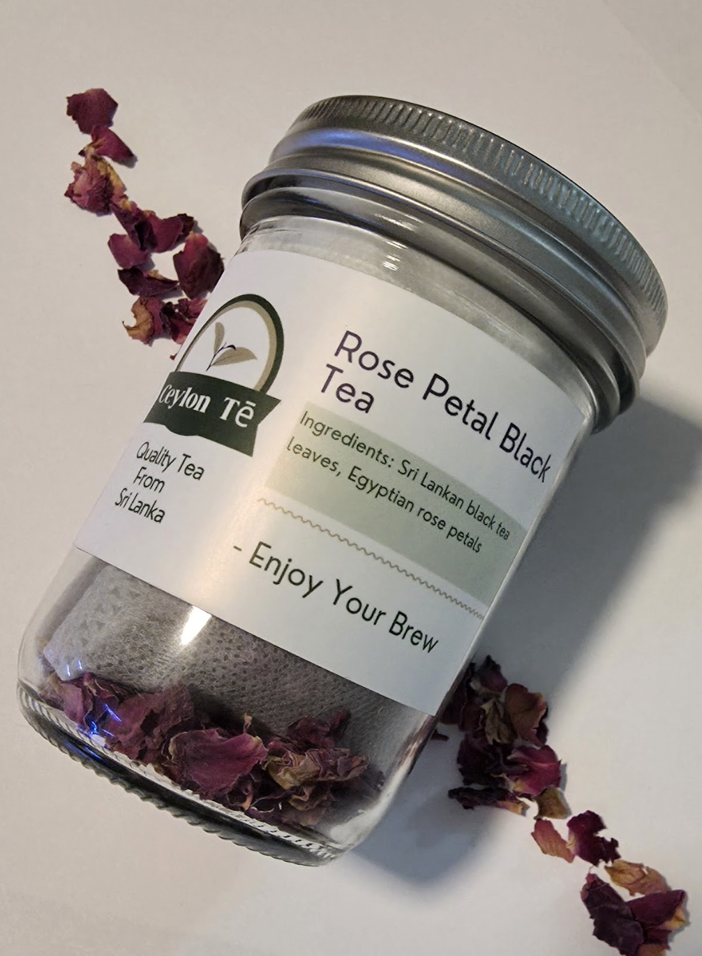 Tea bags (6) Rose Black Tea