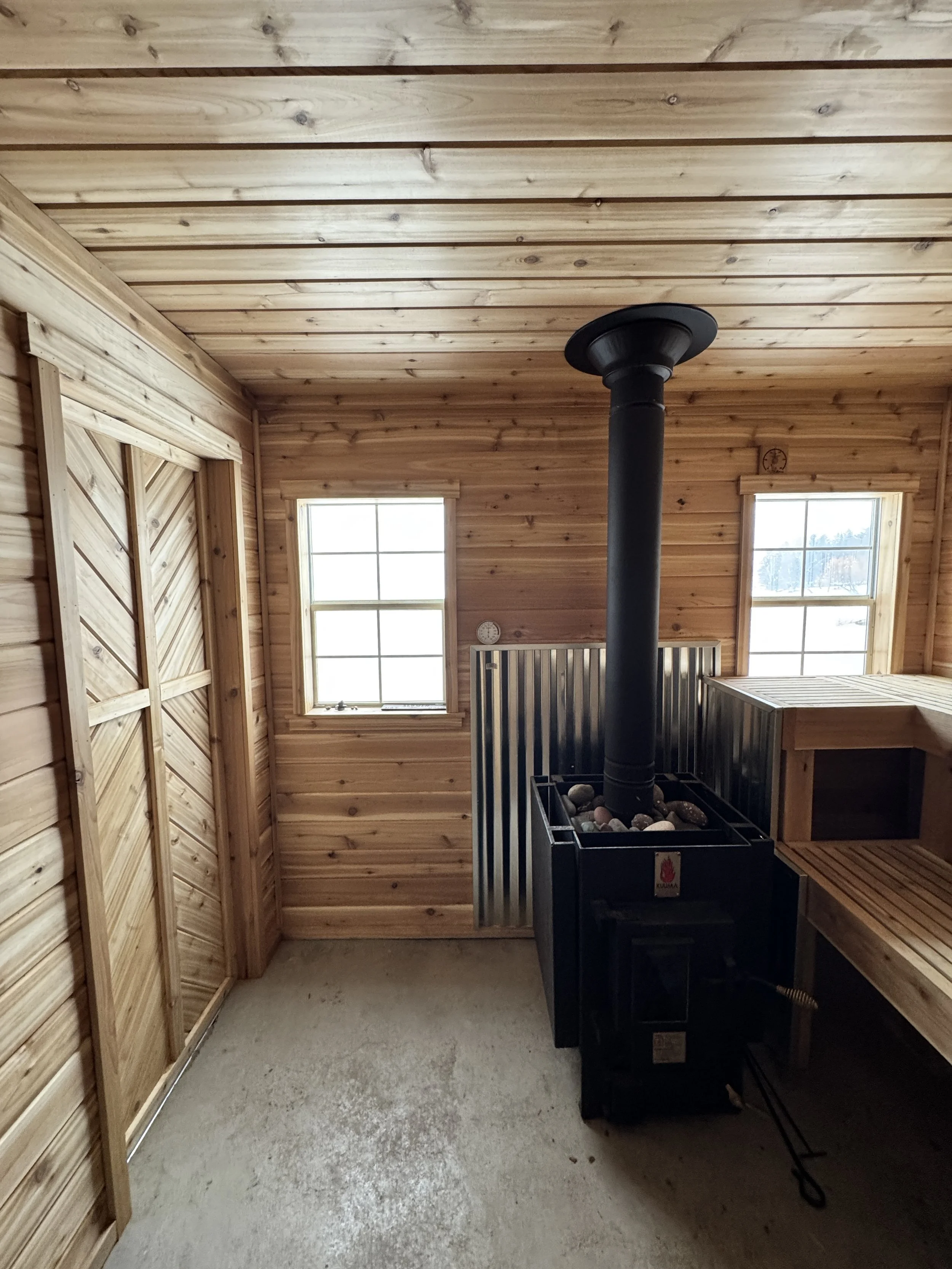 iron range minnesota sauna build