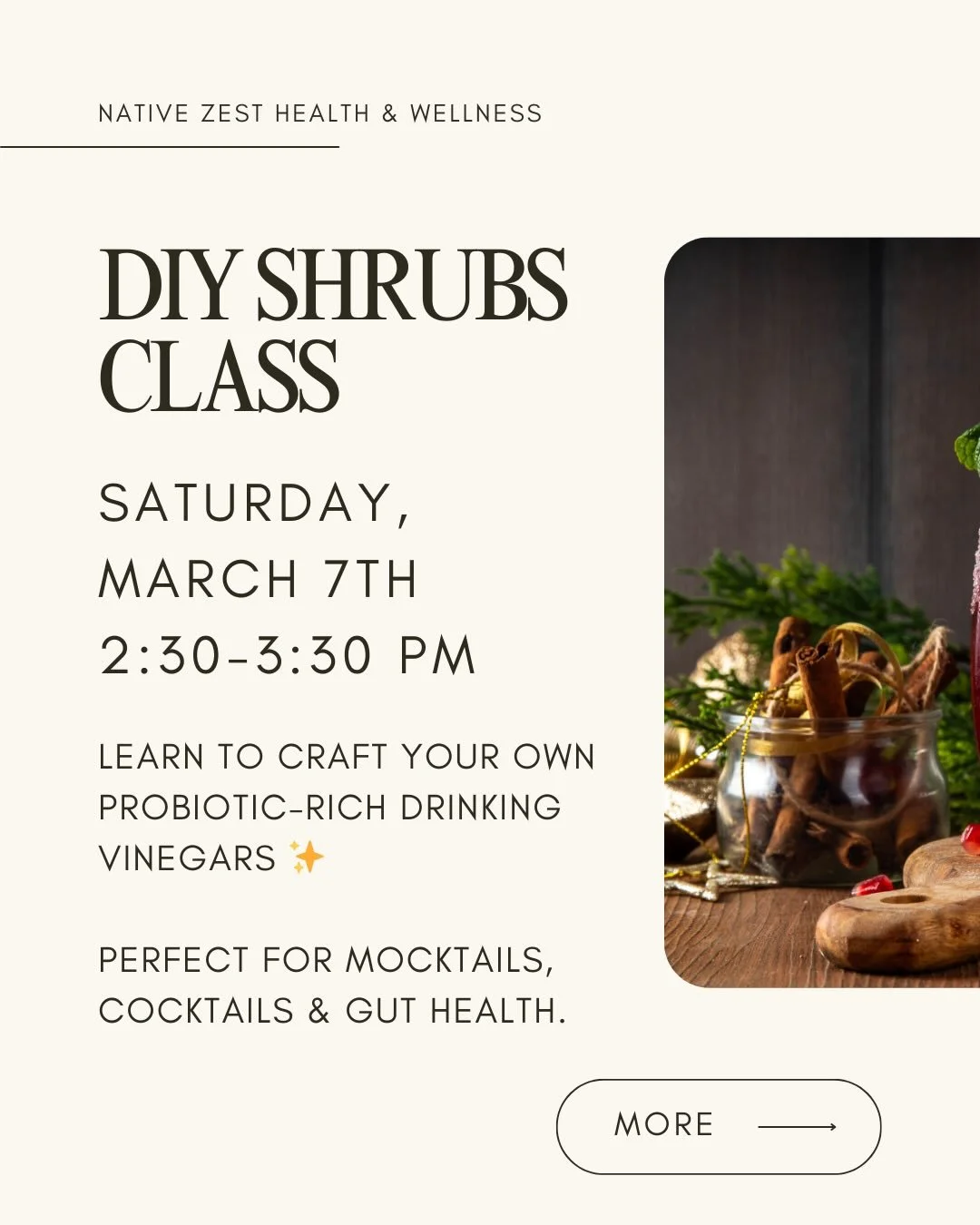 Ever want to be a mixologist? Looking to impress your friends?

Introducing shrubs. 

Bitter. Bright. Sophisticated.

Centuries ago, shrubs were used to preserve fruit and support digestion. Today? They&rsquo;re quietly becoming the secret weapon of 