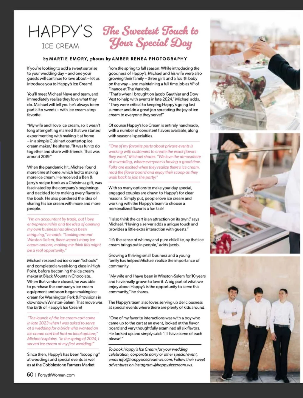 👀 We&rsquo;re featured in Forsyth Woman&rsquo;s March issue!