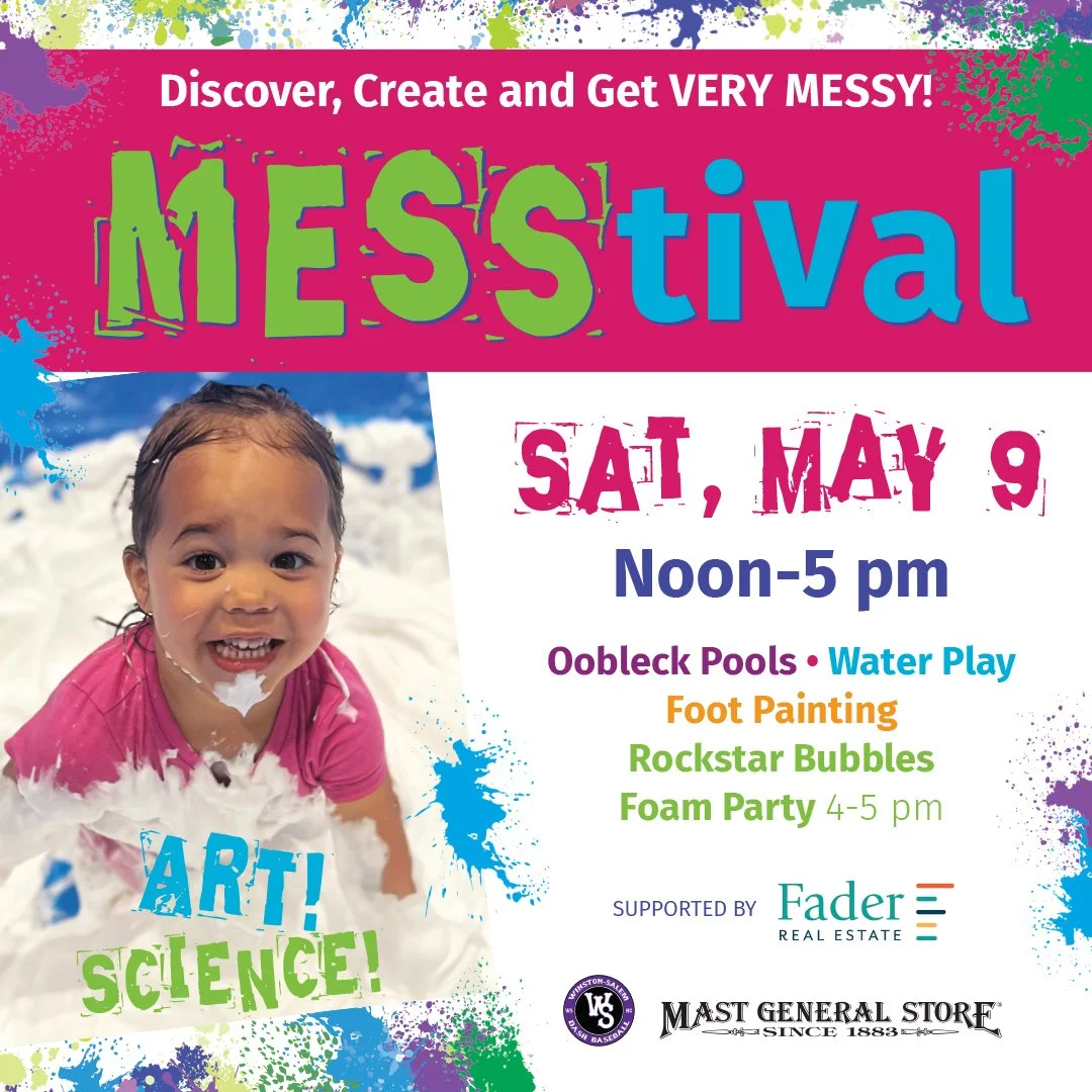 What's better than a day of messy, hands-on fun at Kaleideum's MESStival? 

A scoop of ice cream to go with it🍦 We'll see you tomorrow!