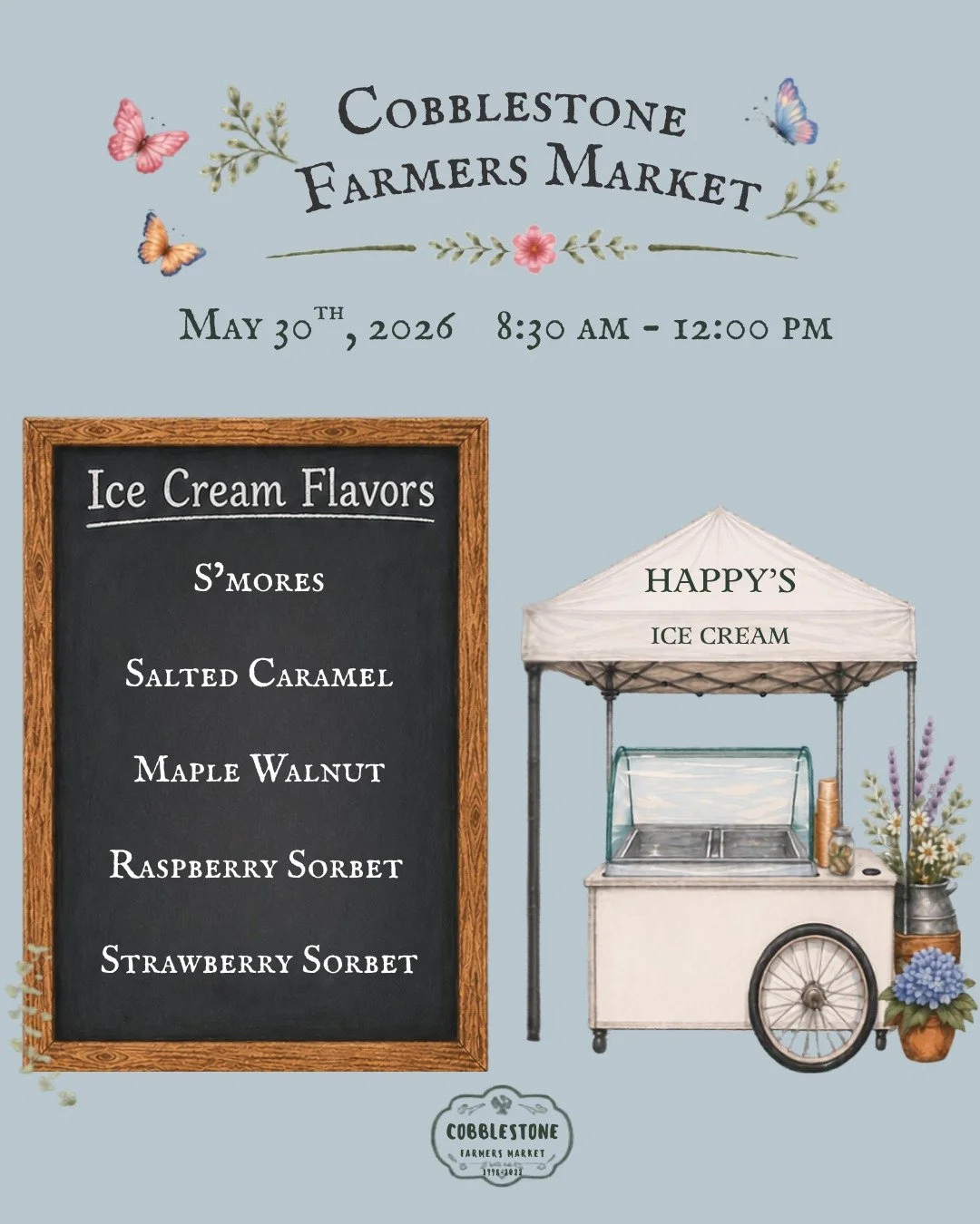 Current mood:

Sorbet. 👏 All. 👏 Day. 👏

Try our strawberry or raspberry flavors today at Cobblestone Farmers Market!