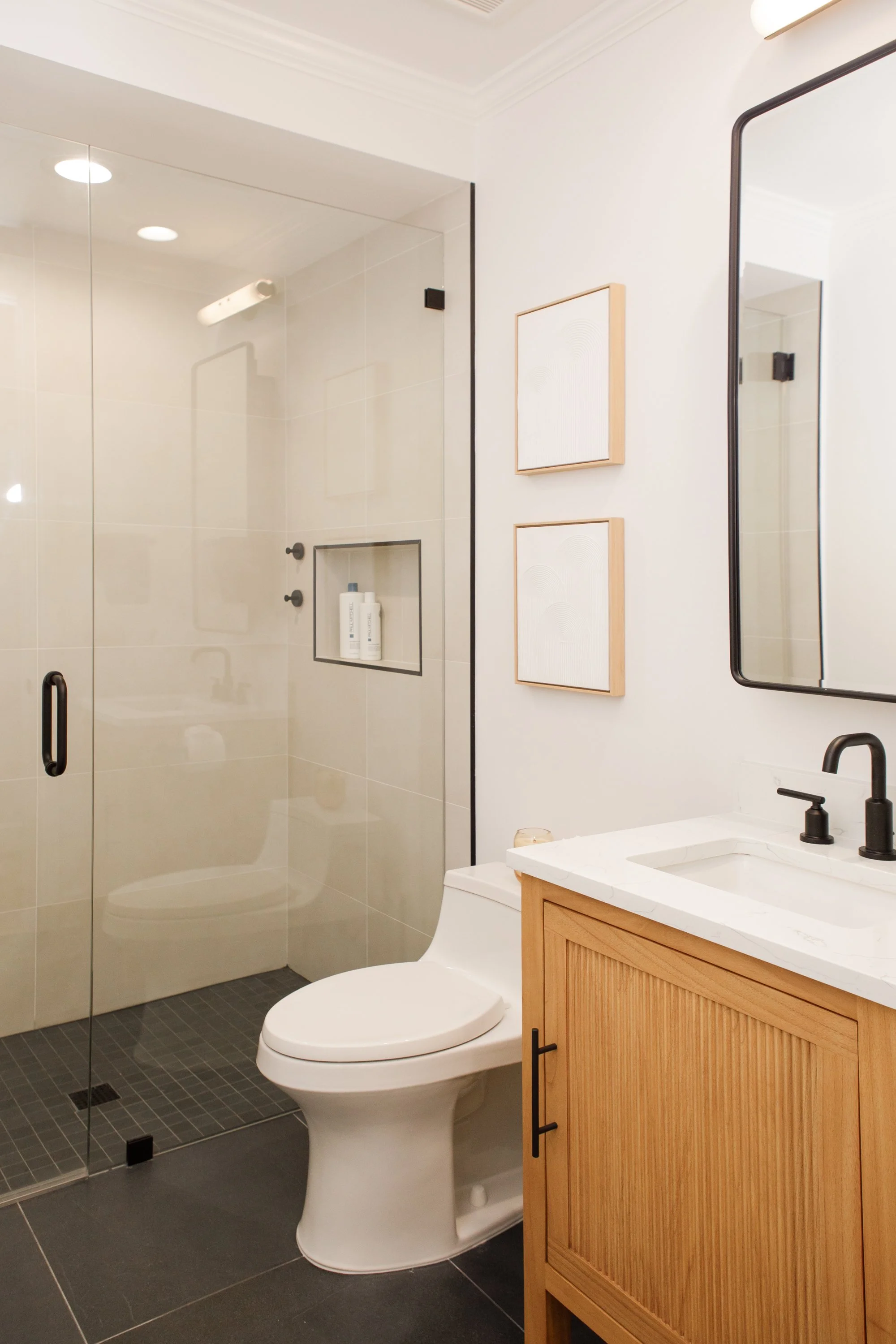 high end bathroom after renovation