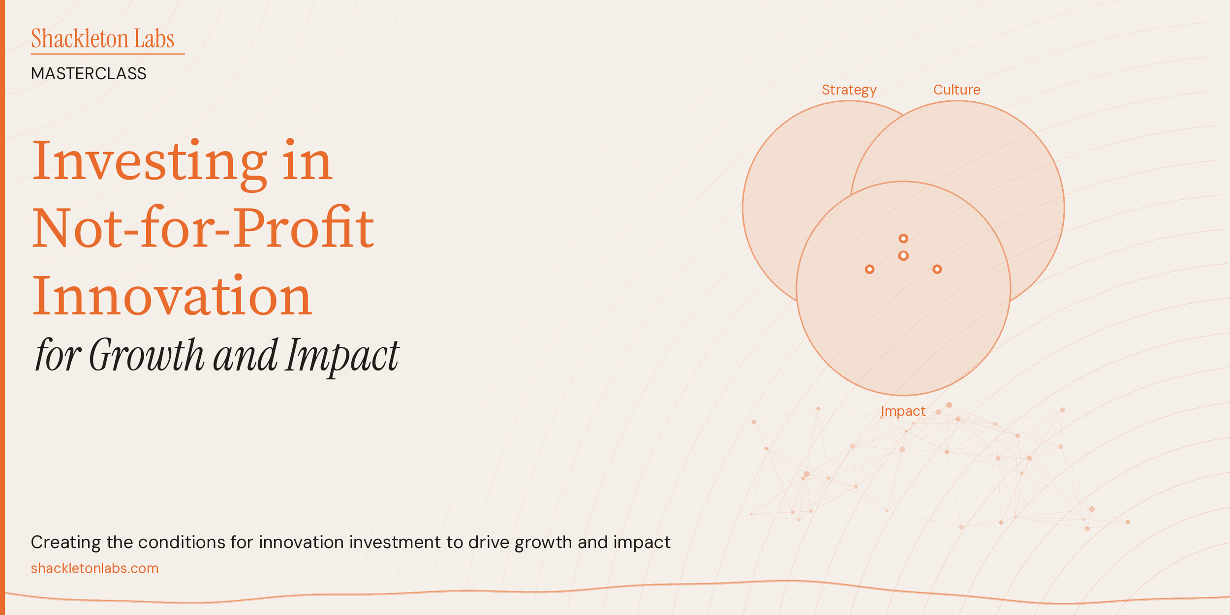 not for profit innovation masterclass
