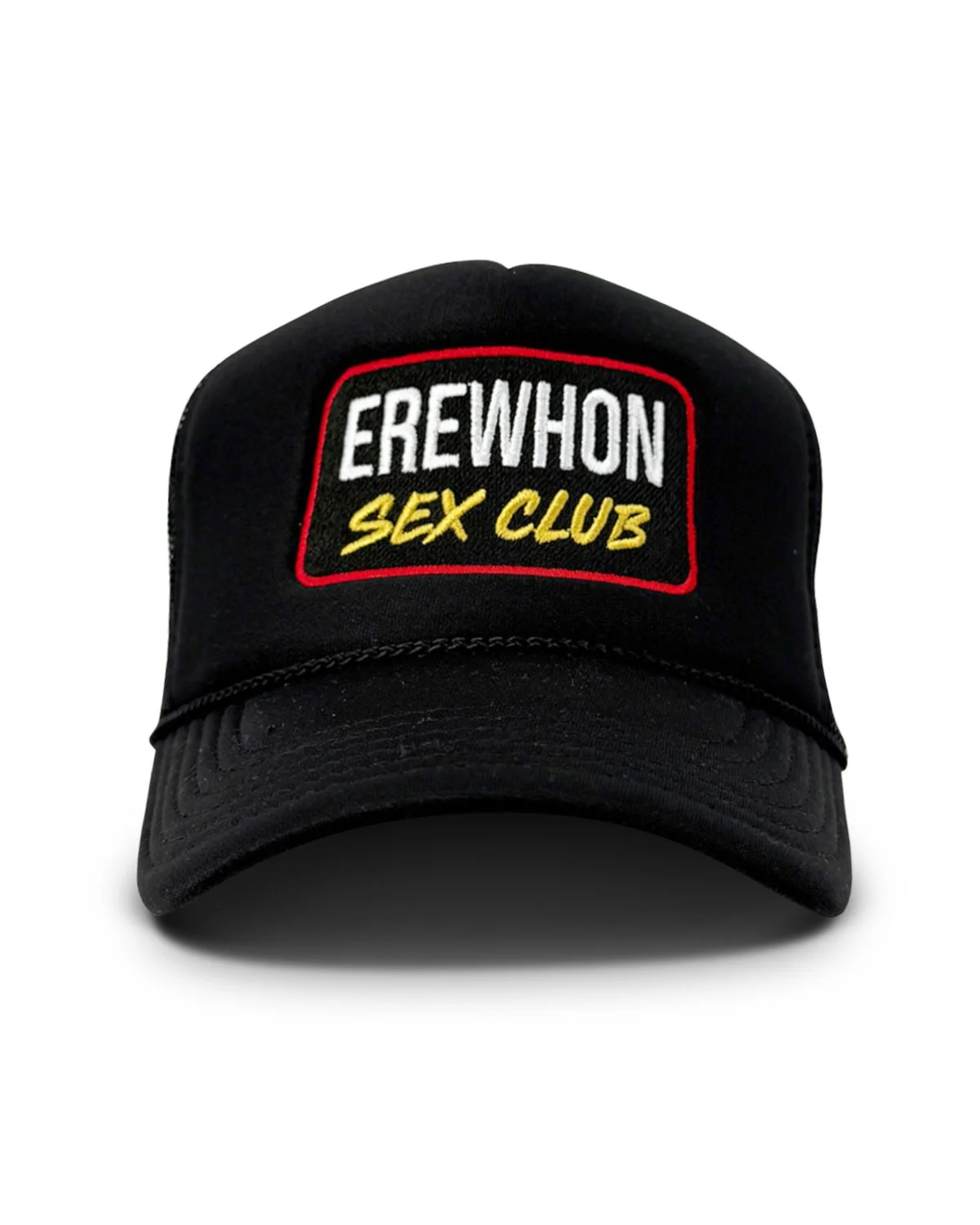 Erewhon Sex Club Suede Trucker Hat – Black