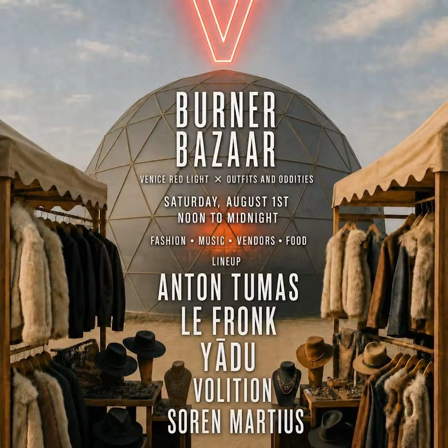 FREE Burner Bazaar this Saturday in DTLA by @veniceredlight @outfitsandoddities @ noon -12pm
653 S Anderson St, Los Angeles, CA
