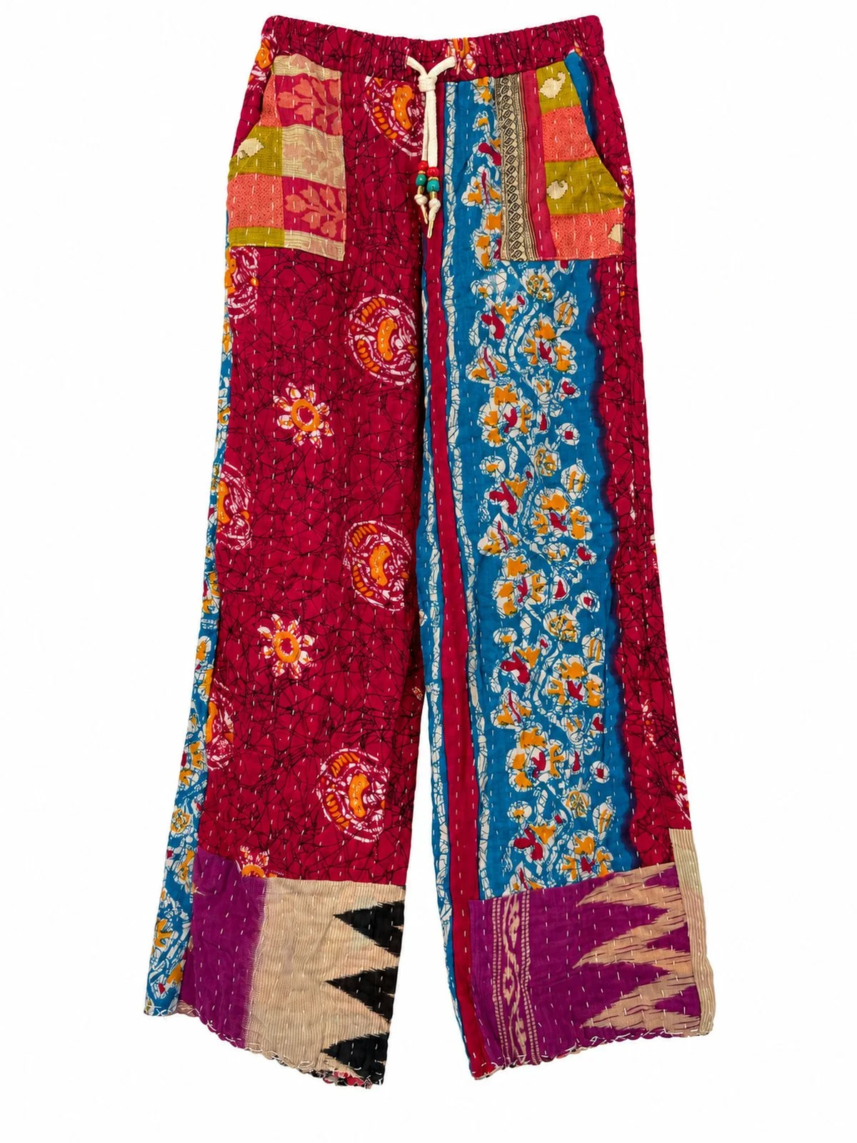 Low-Rise Wide-Leg Drawstring 001