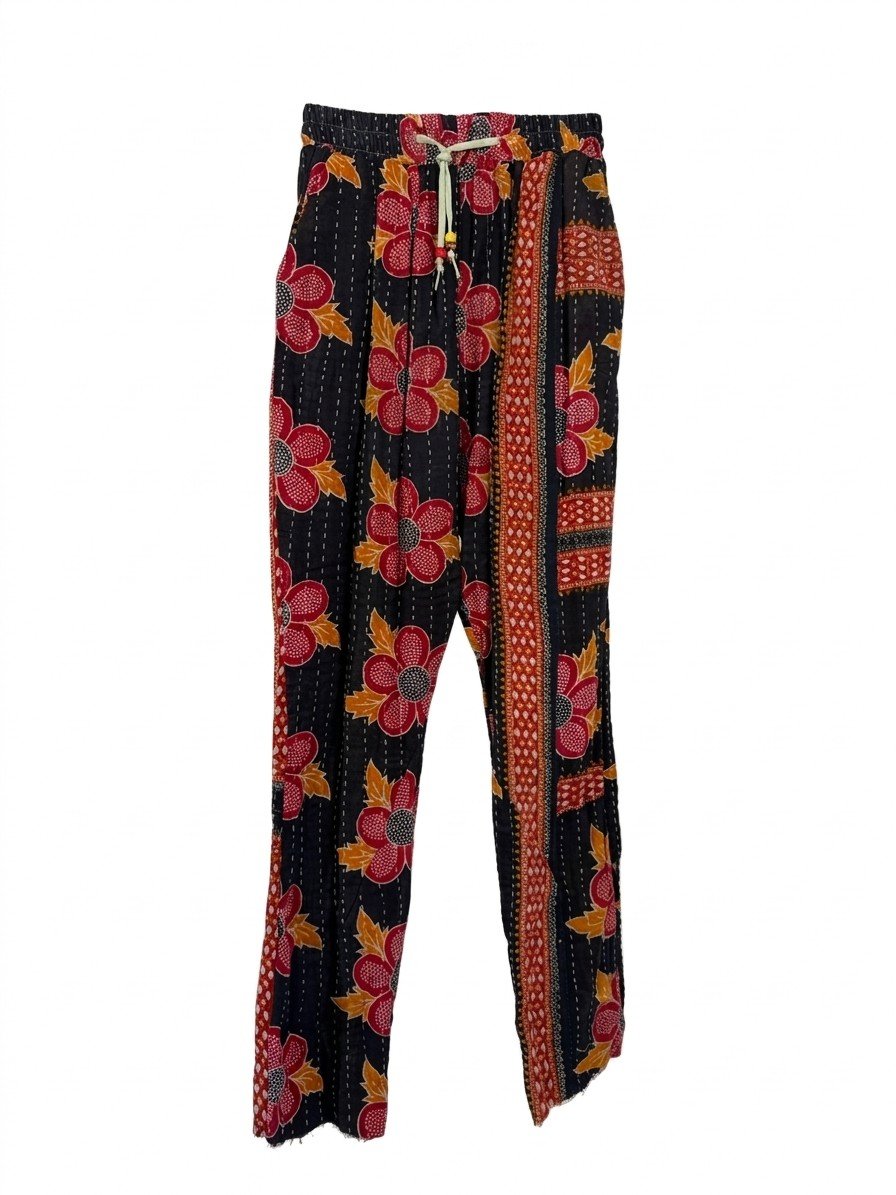 Midnight Bloom Drop Crotch Pant