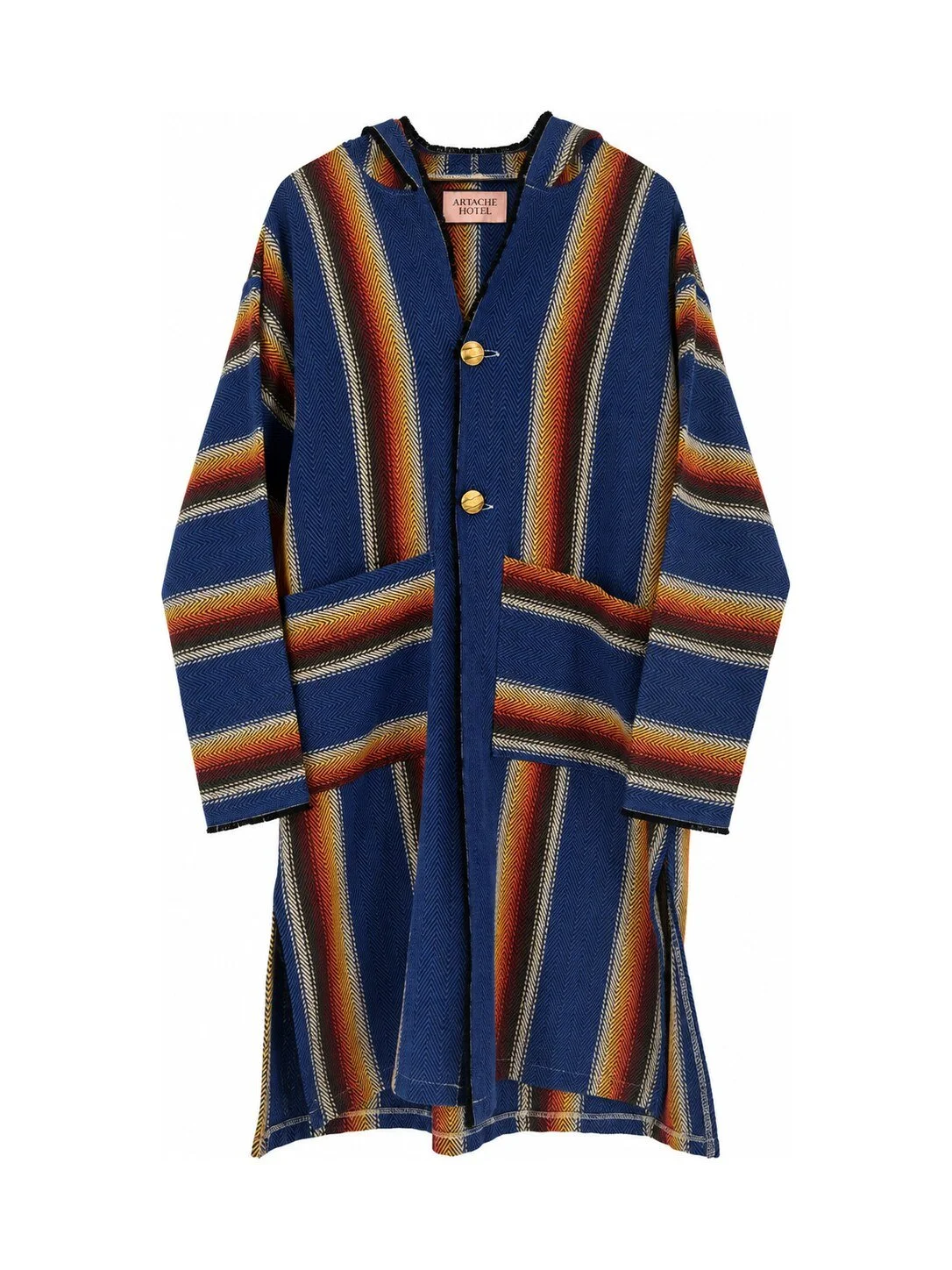 Riviera Blue Baja Hooded Duster
