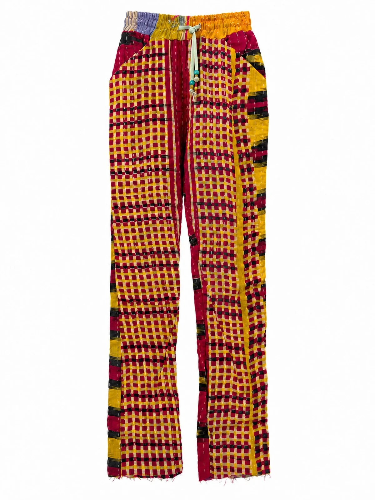 High Waisted Straight Leg Drawstring Pant 031