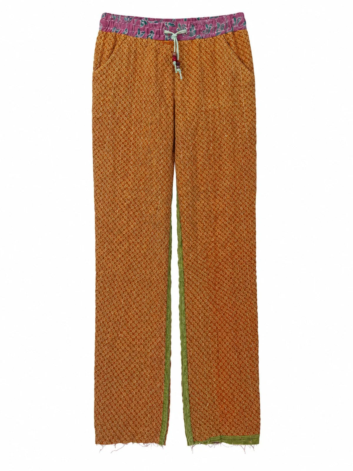 High Waisted Straight Leg Drawstring Pant 016
