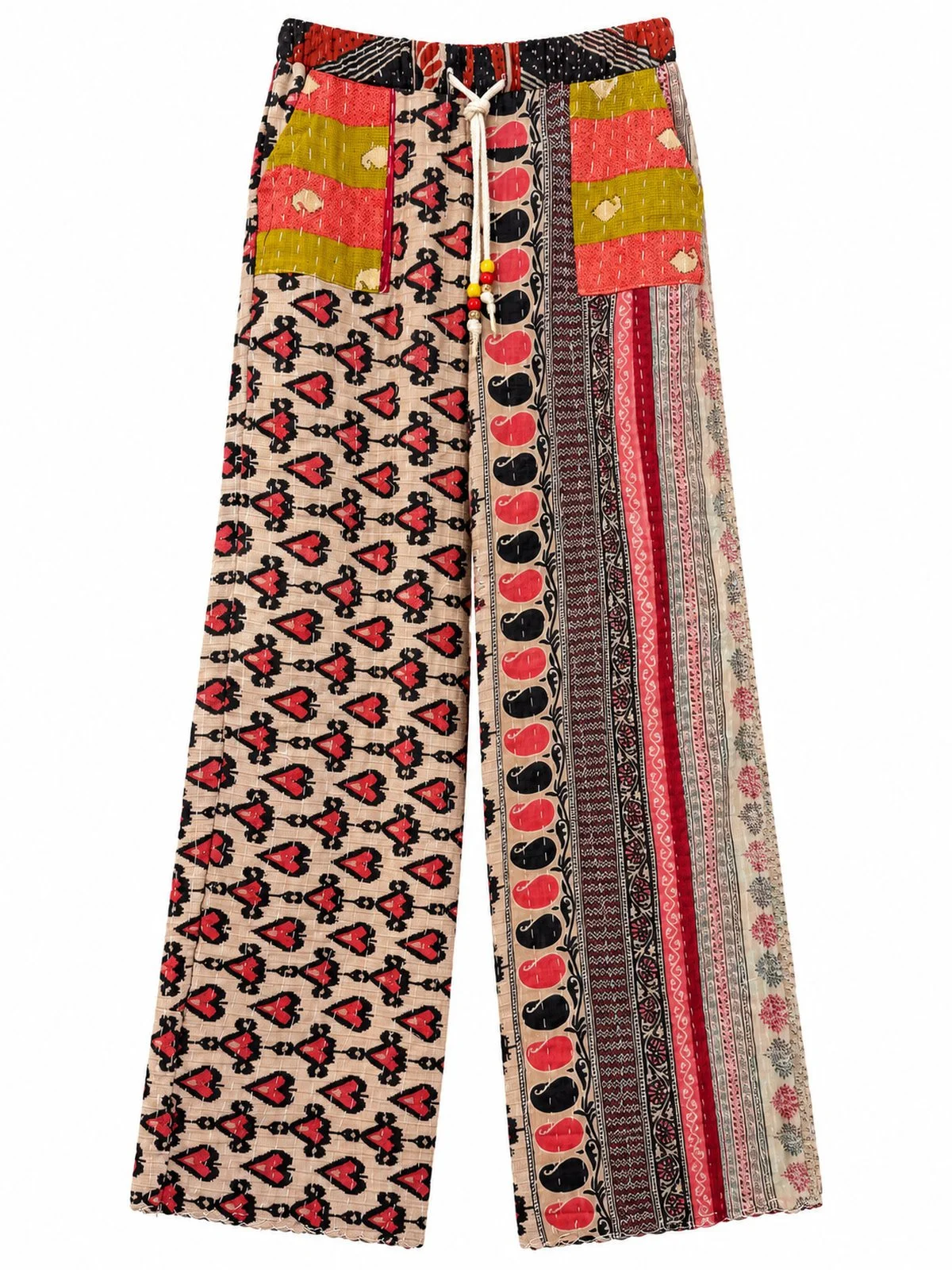 Low-Rise Wide-Leg Drawstring 005
