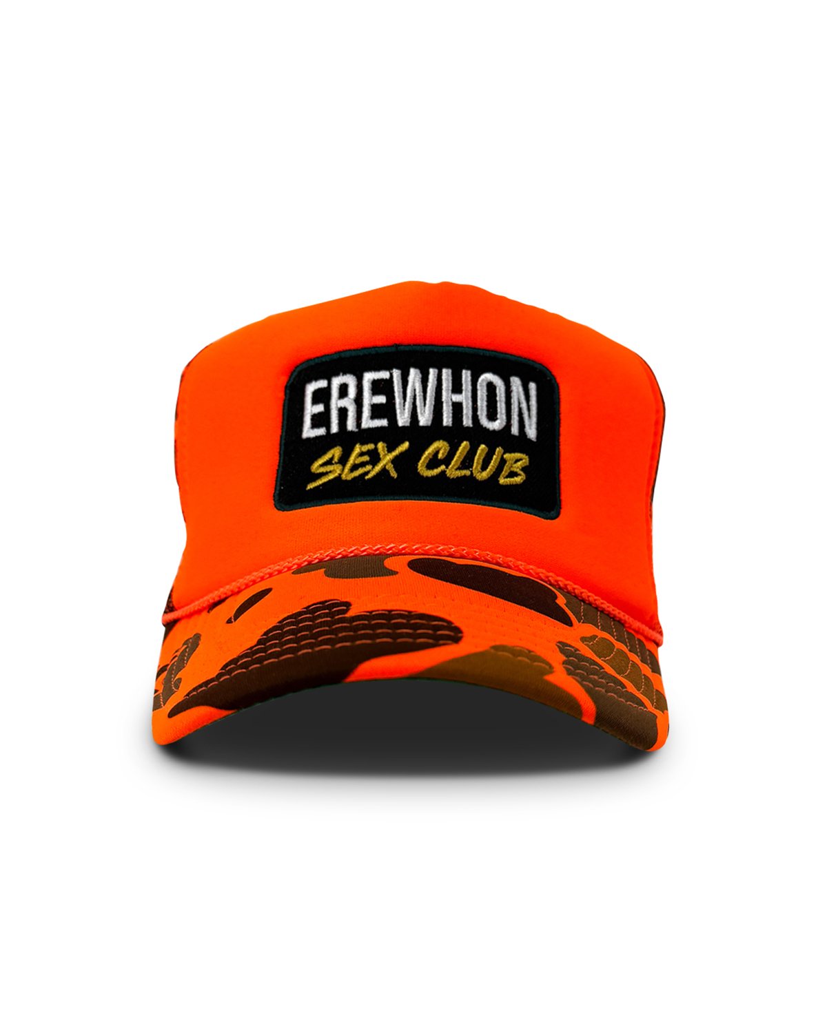 Erewhon Sex Club Camo Trucker Hat