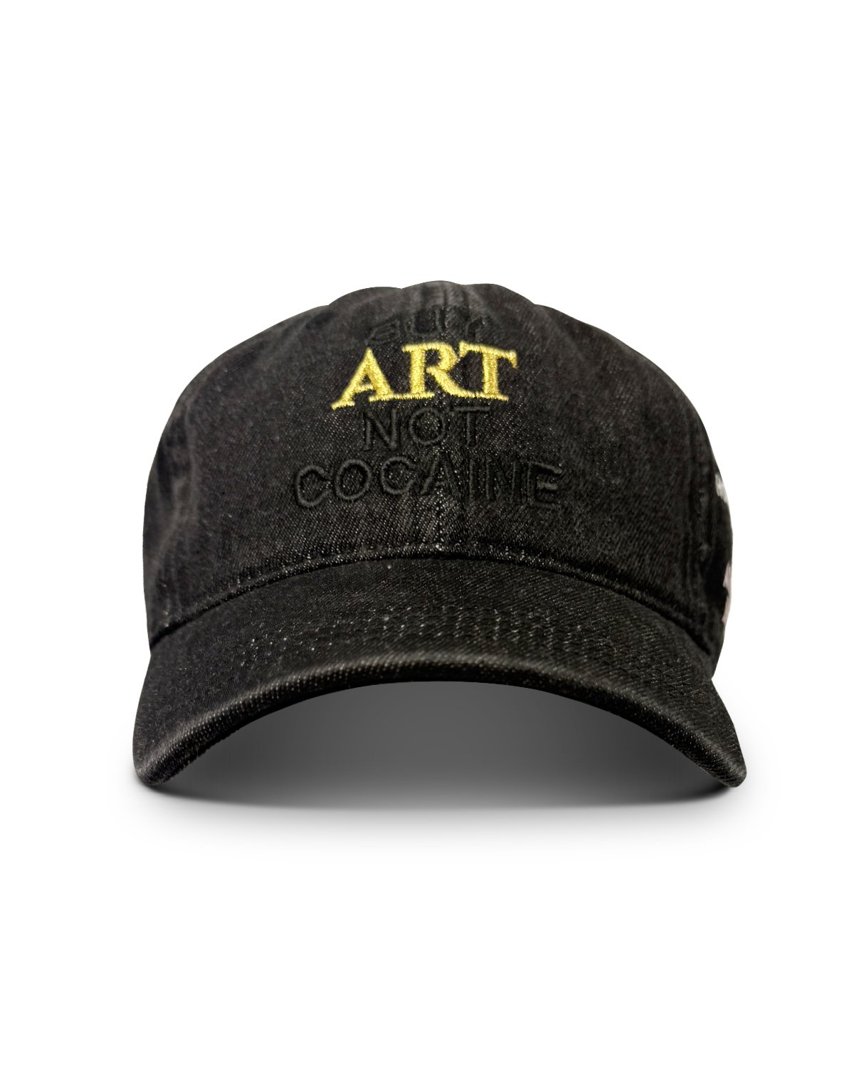 Buy Art Black Denim Dad Hat