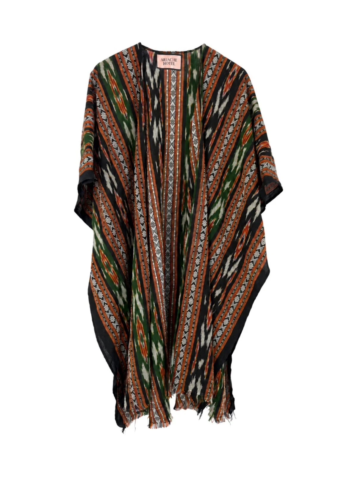 Midnight Stripe Poncho