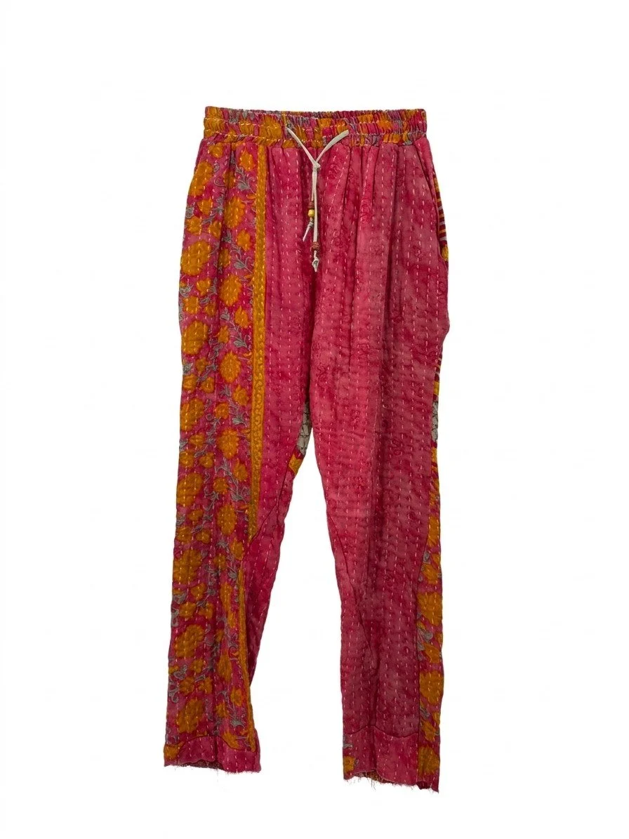 Sunlit Dahlia Drop Crotch Pant