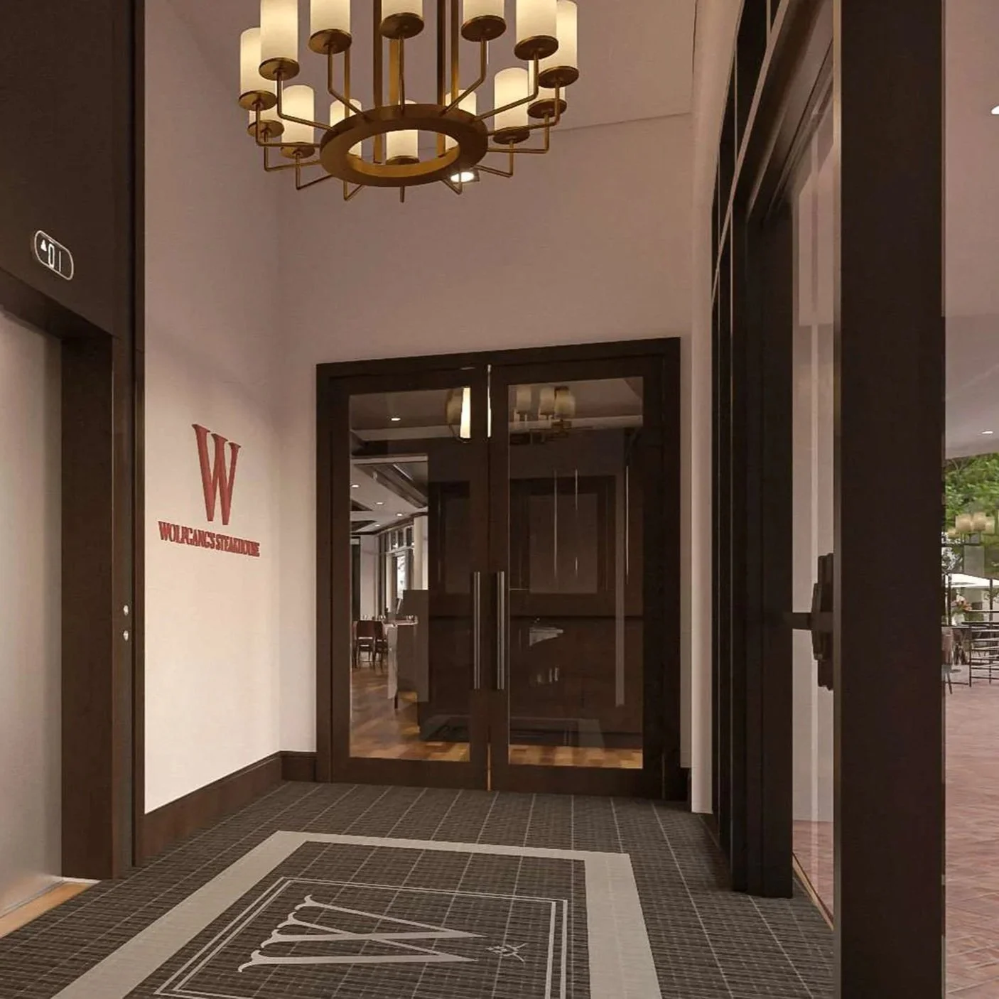 Wolfgang’s Steakhouse on property