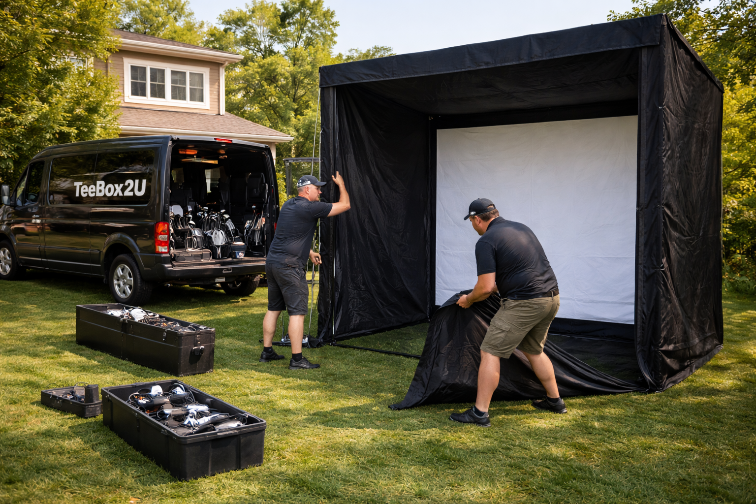 Mobile Golf Simulator Rental Central PA