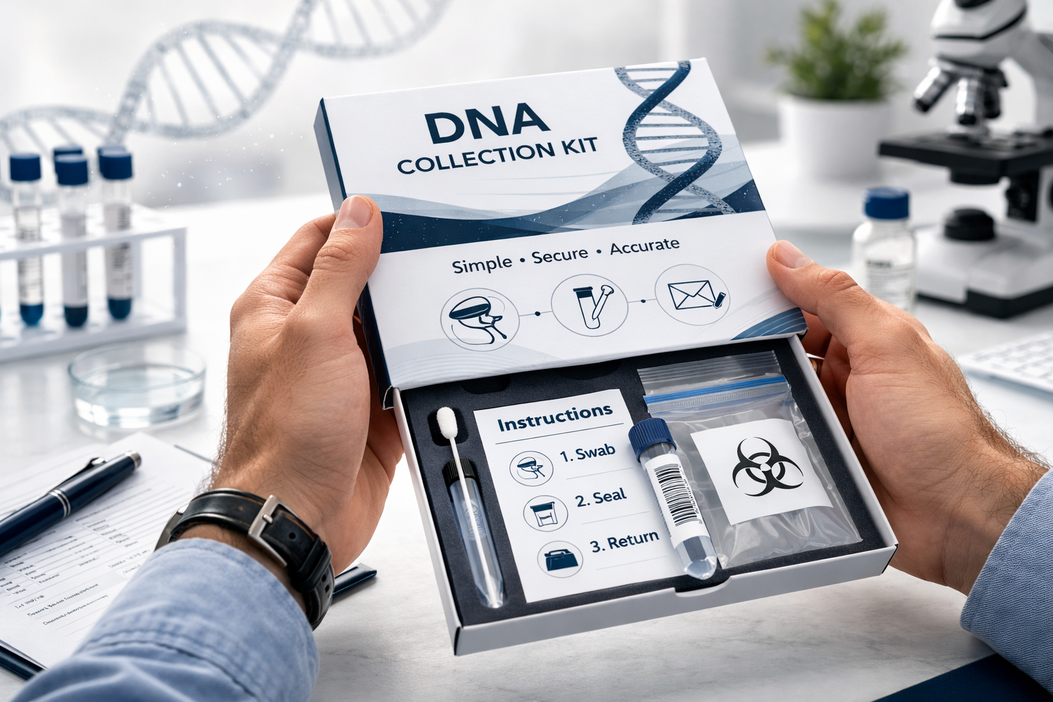 Y-STR DNA Test (Male Line Testing)
