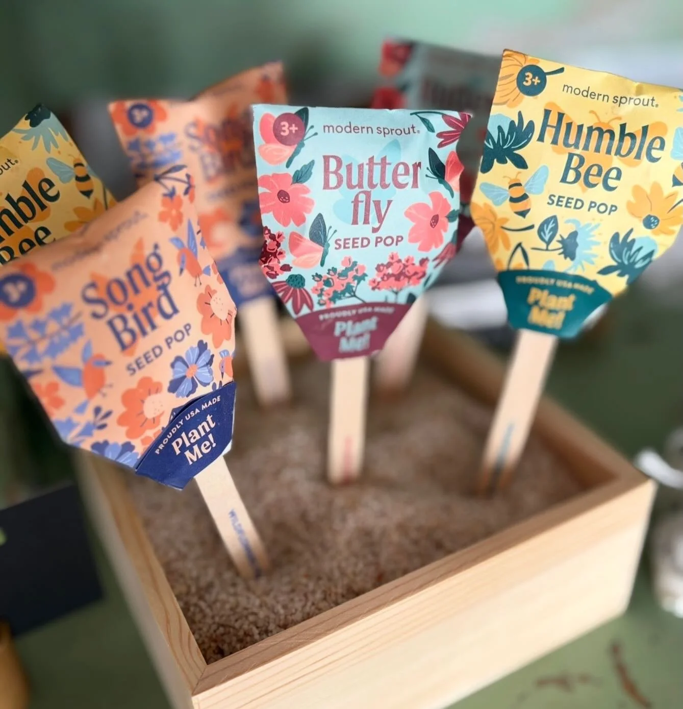 Attract birds, butterflies and help the bees with Seed Pops by Modern Sprout @peridot.plantco