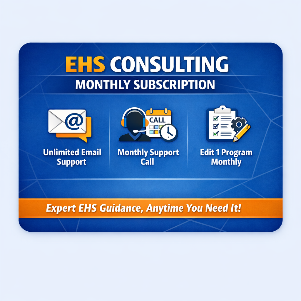 EHS Consulting Monthly Subscription