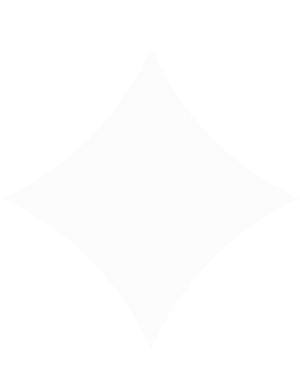 Black background with a large white diamond shape in the center.