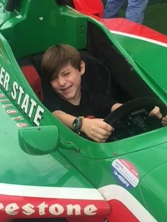 first time in an indy car next time will be really driving