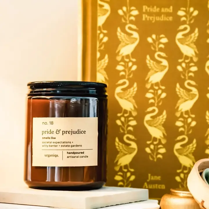 Coming soon: Pride & Prejudice Bookish Literary-Inspired Scented Candle