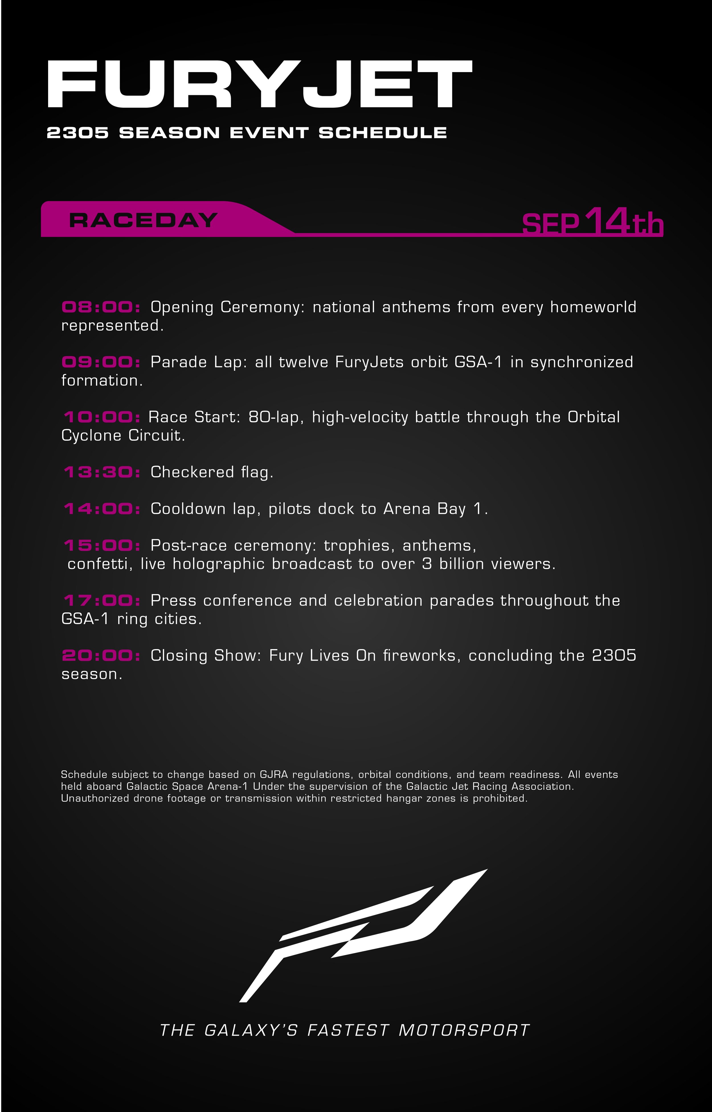Event Schedule
