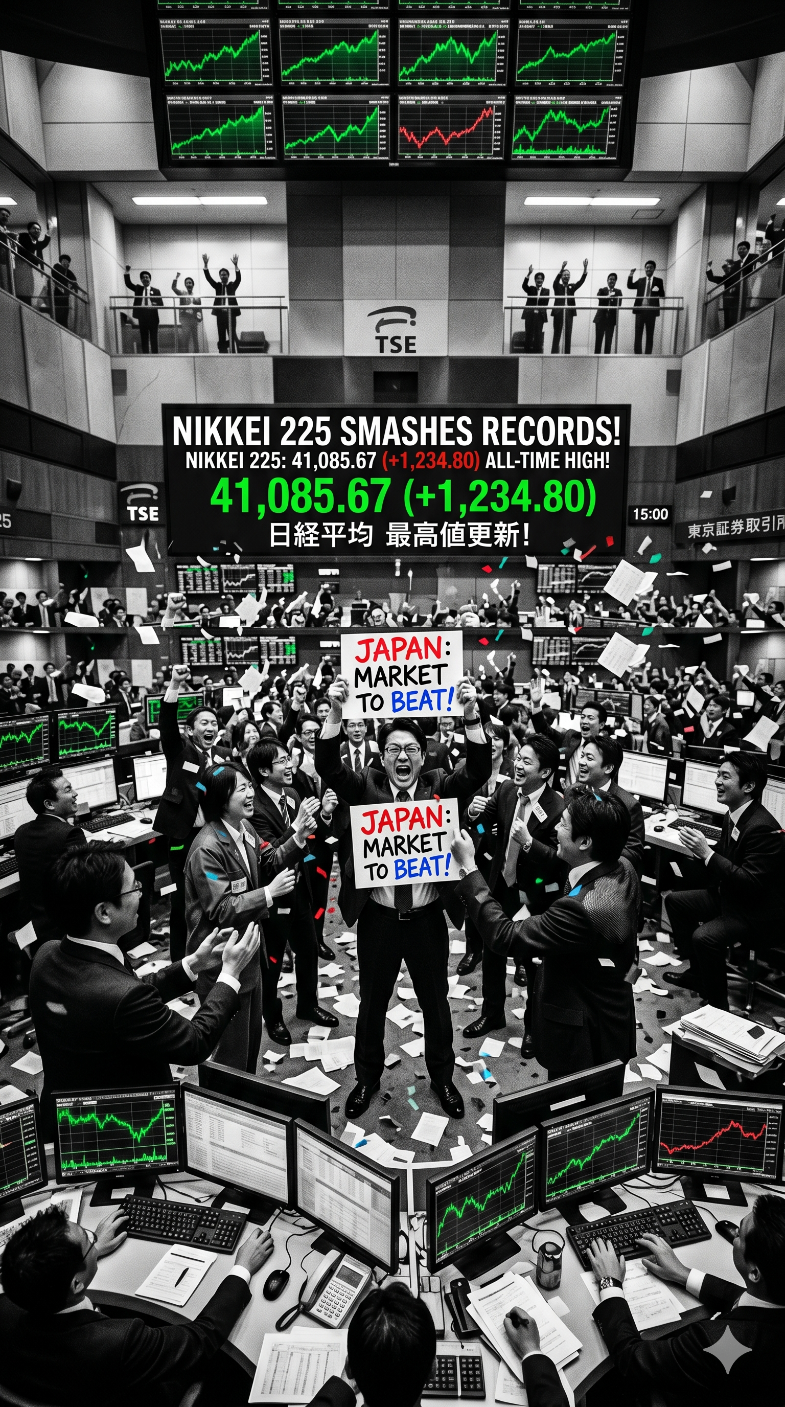 Nikkei 225 Smashes Records as Japan Becomes the Market to Beat