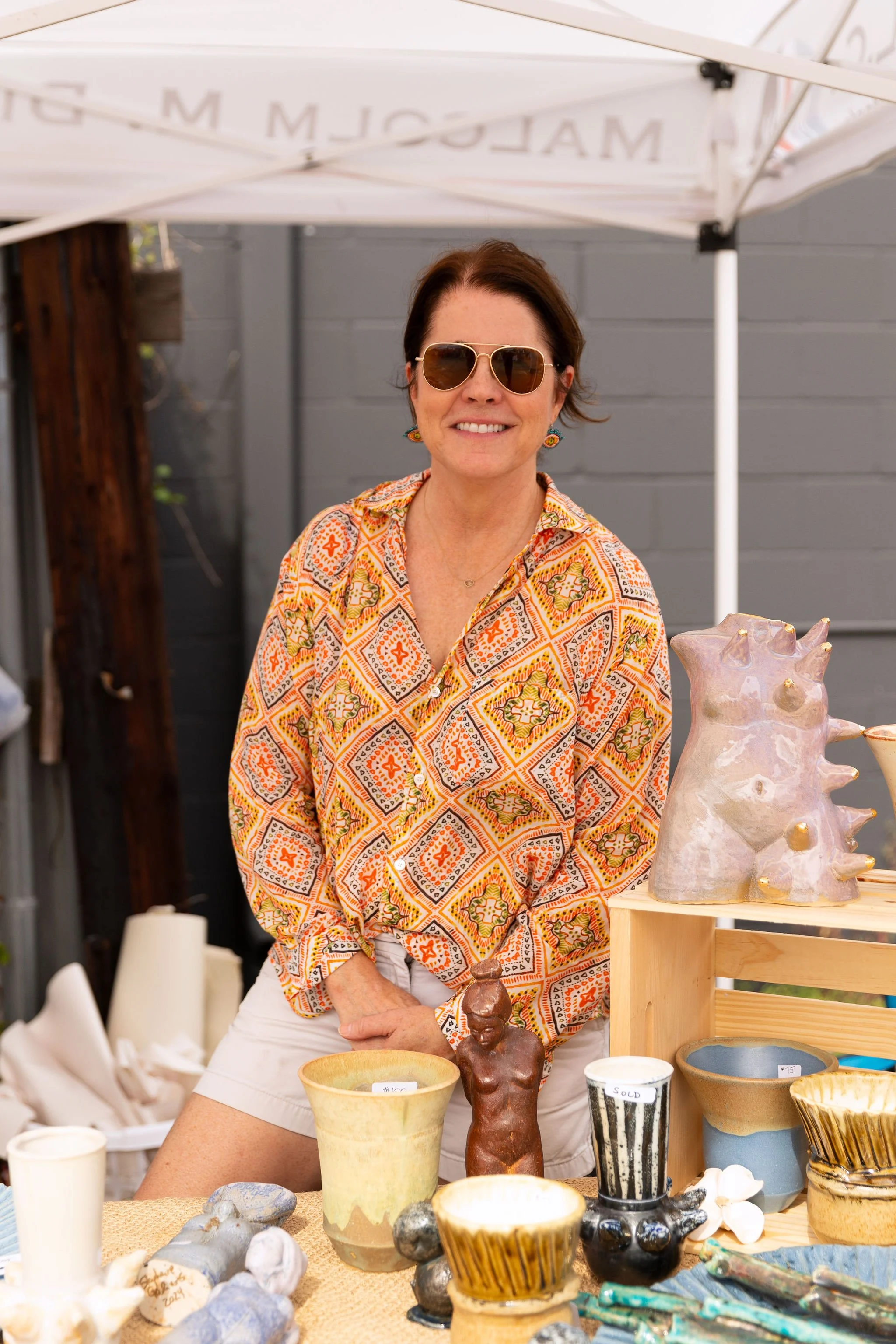 Demonstrating Artist Stephanie Goliwas