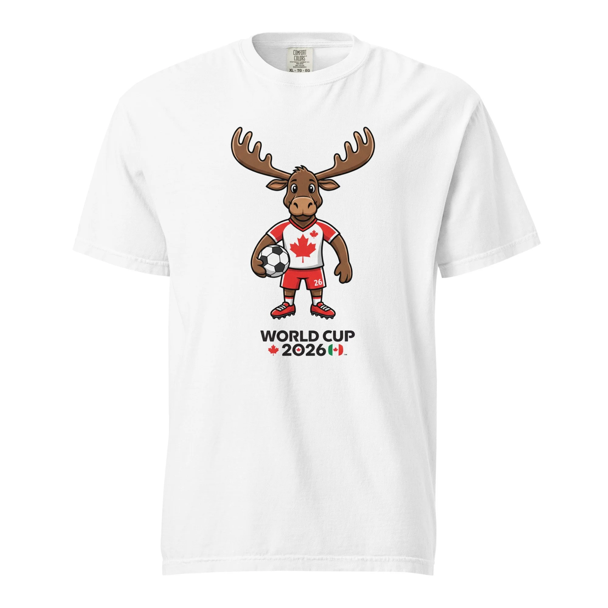 Canada 2026 World Cup Moose Mascot Vintage Tee