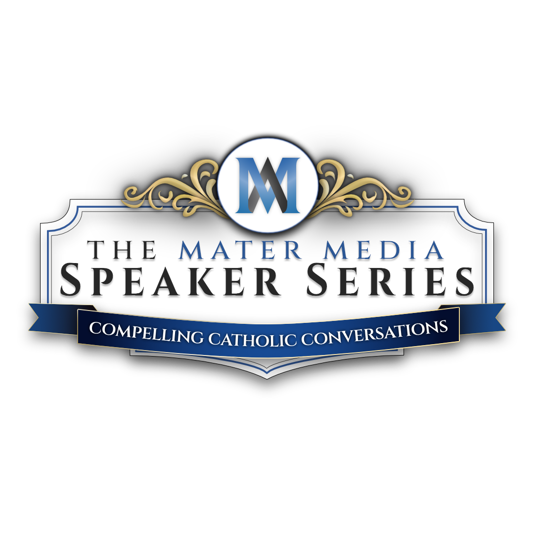 The Mater Media Speaker Series logo.