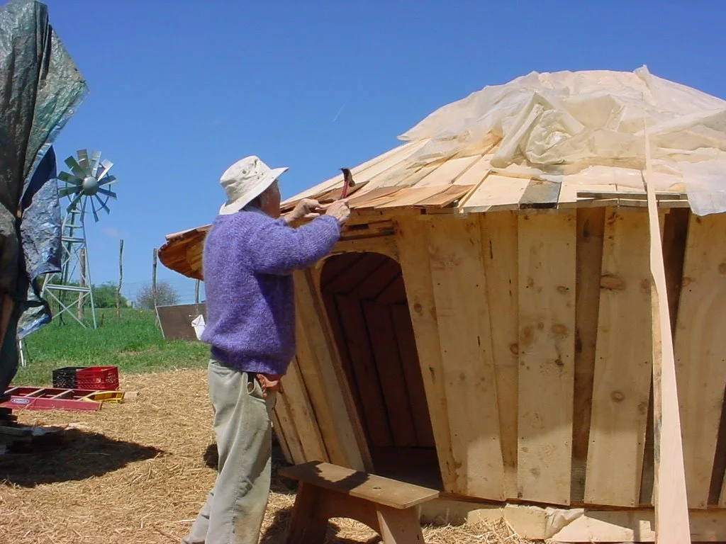 Bill Coperthwaite Nails Cedar Shakes