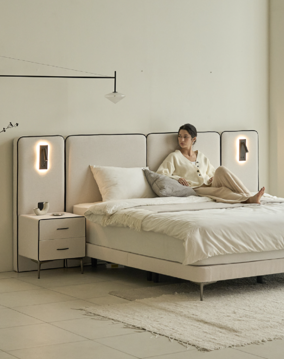 에덴느 가구 화보 혼혈모델 글로리아 콘디 촬영 | EDENNE furniture campaign mixed model Gloria Condy shoot