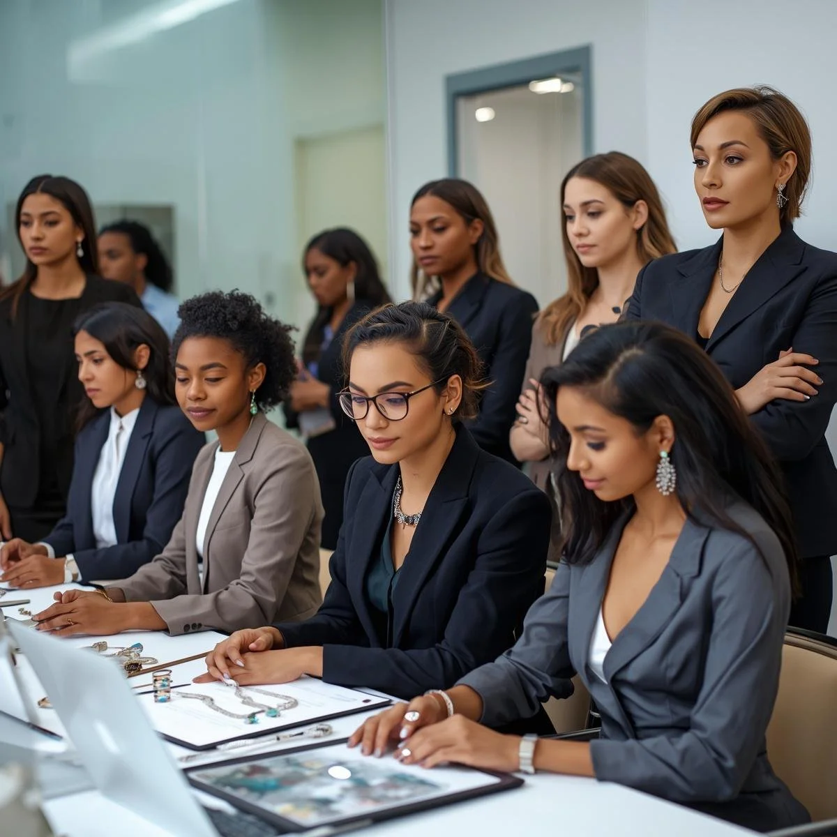 corporate team during style jewel company.jpg