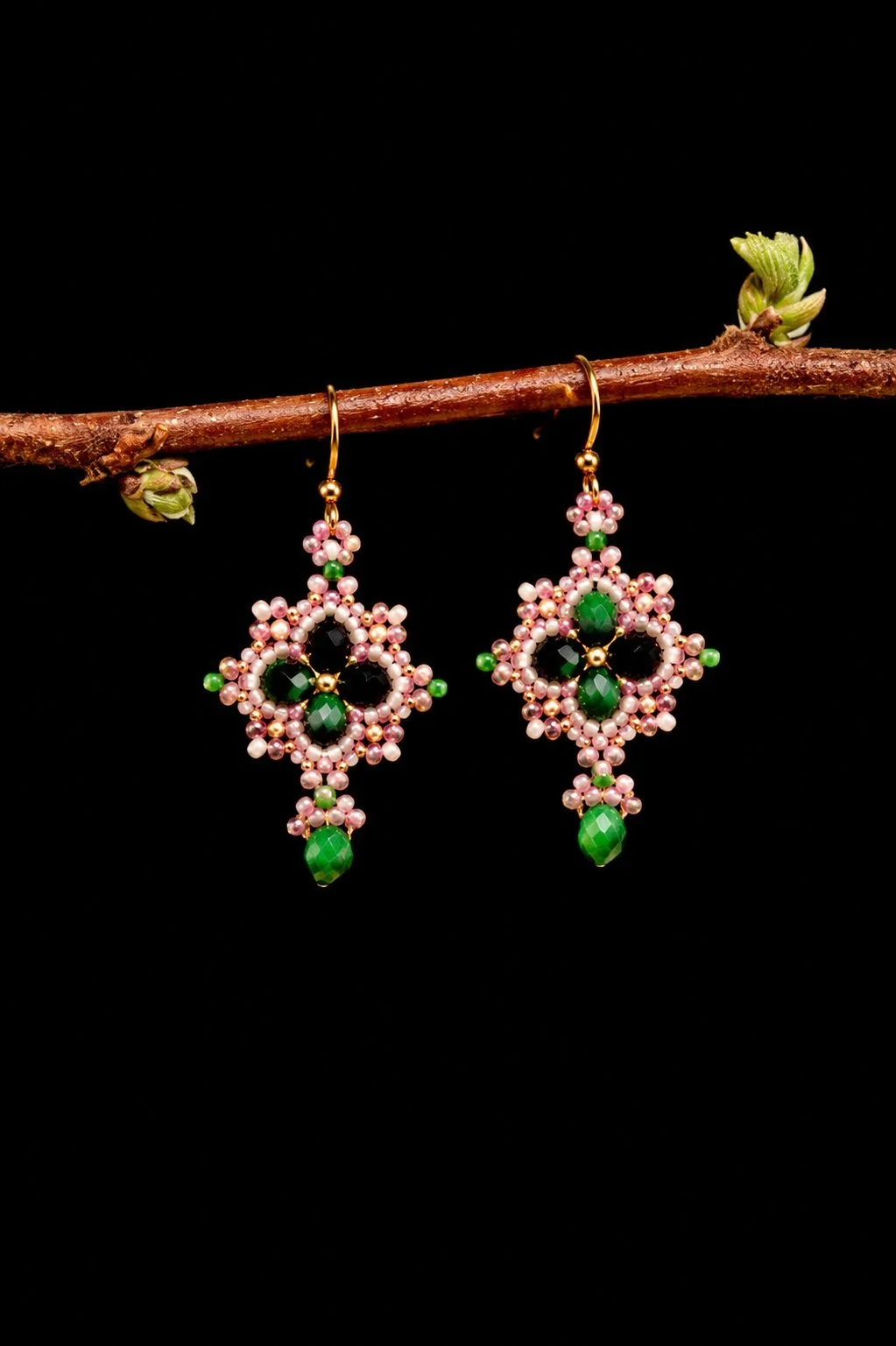 Sea Pearl Filigree Drop
