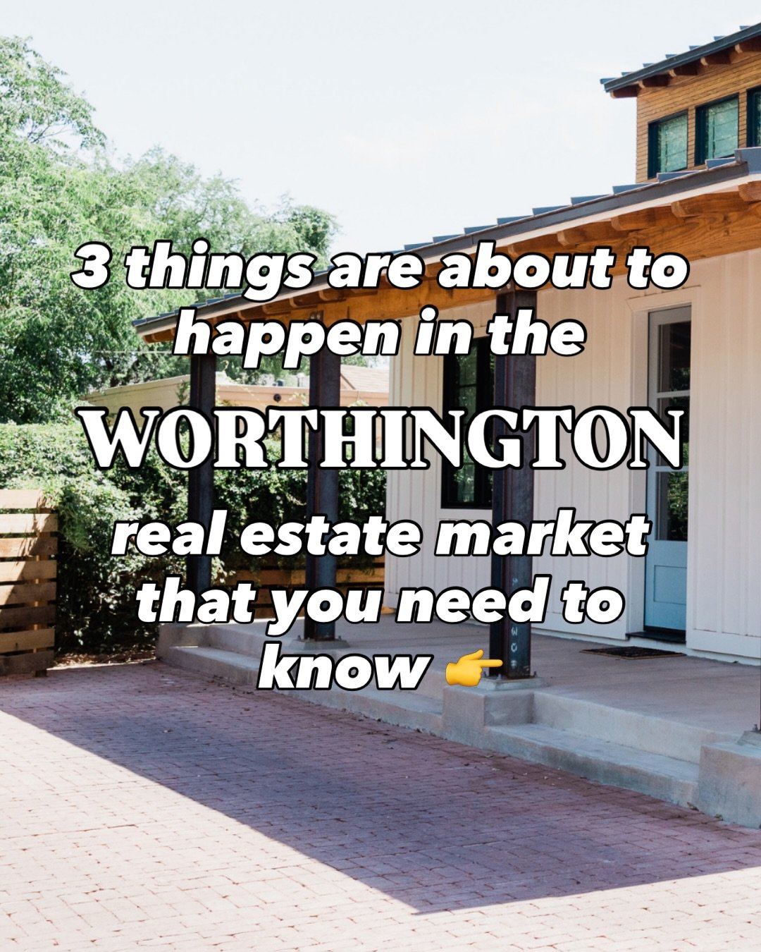 The spring market in Worthington is about to pick up.

Here are three things I am expecting to see.

More homes hitting the market.
More buyers actively competing.
And upward pressure on prices as demand increases.

This is a pattern we see almost ev