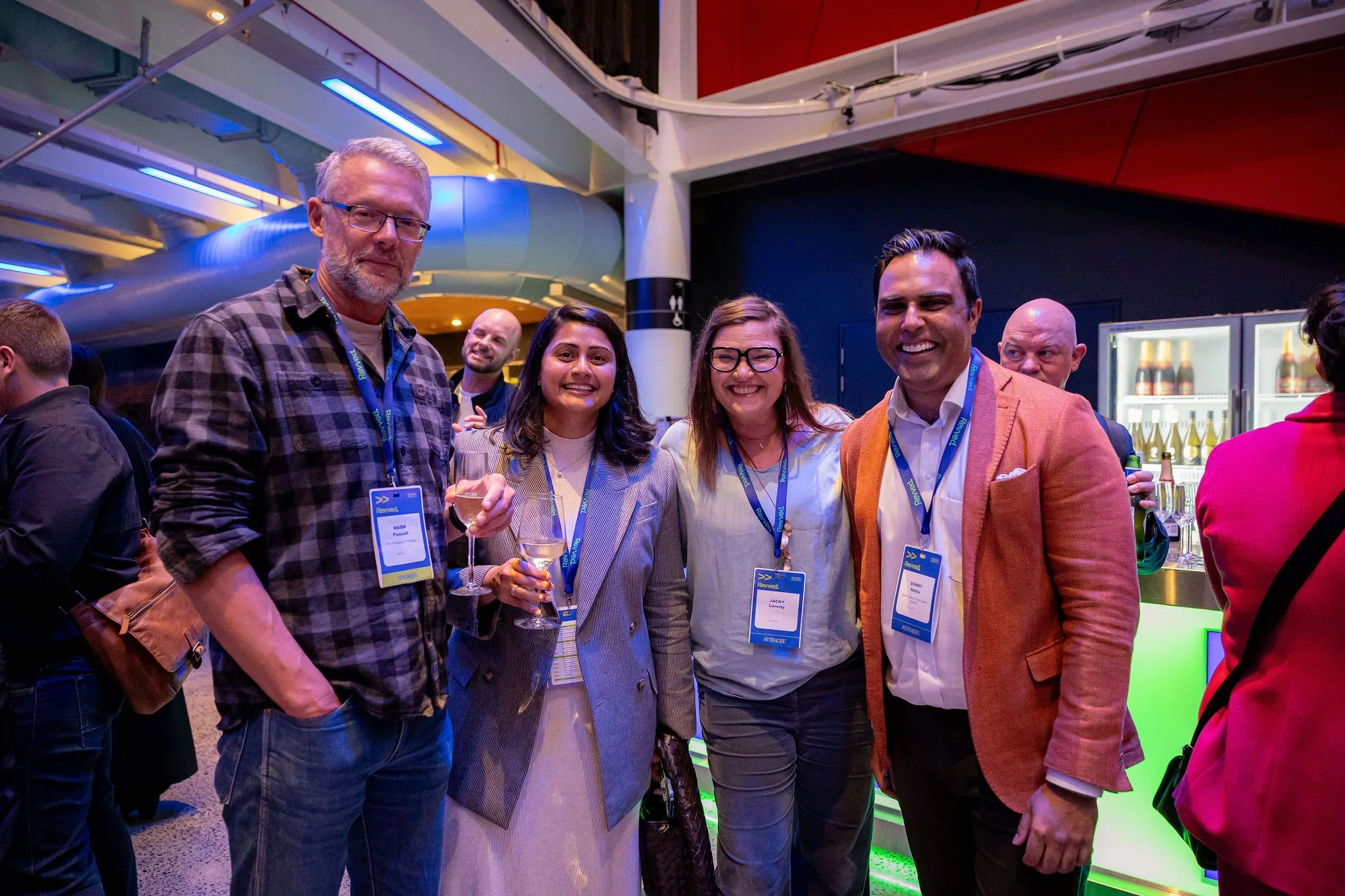Revved function attendees
