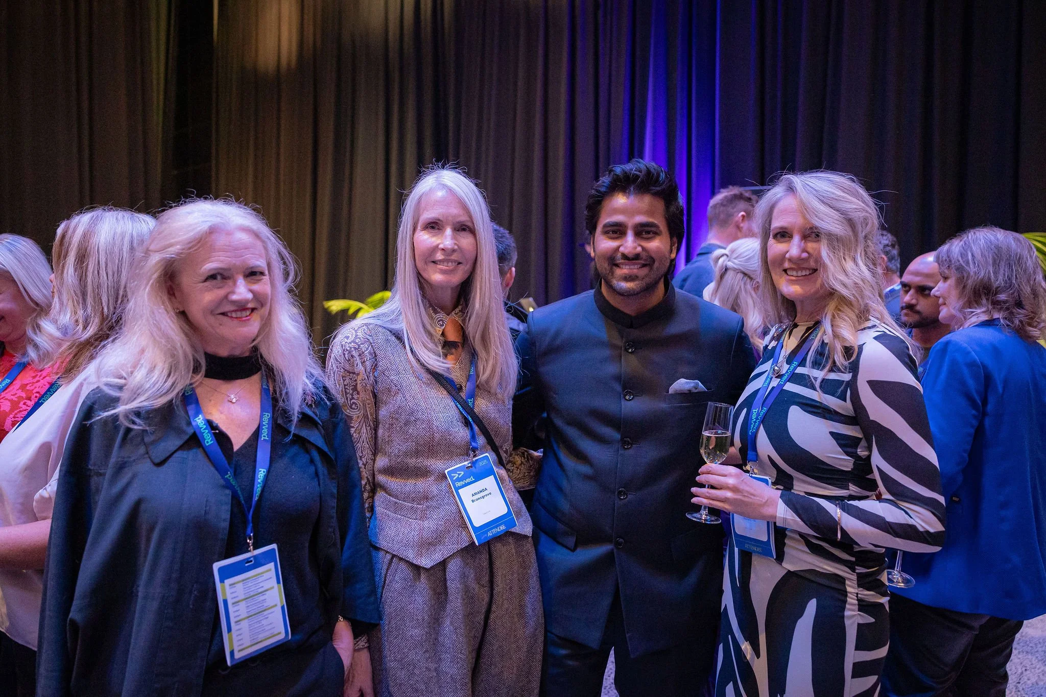A group of guests at a Revved event