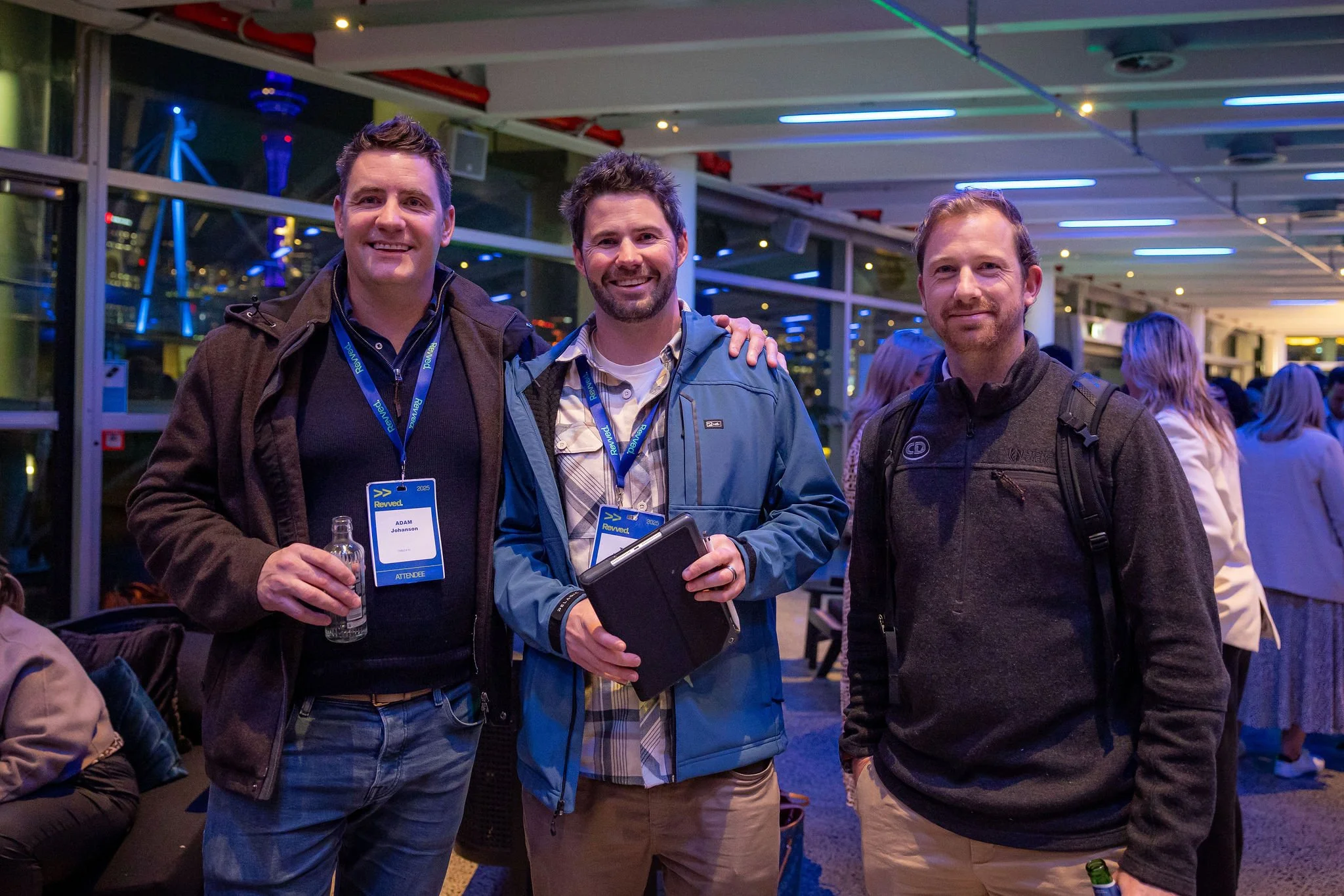 Revved function attendees