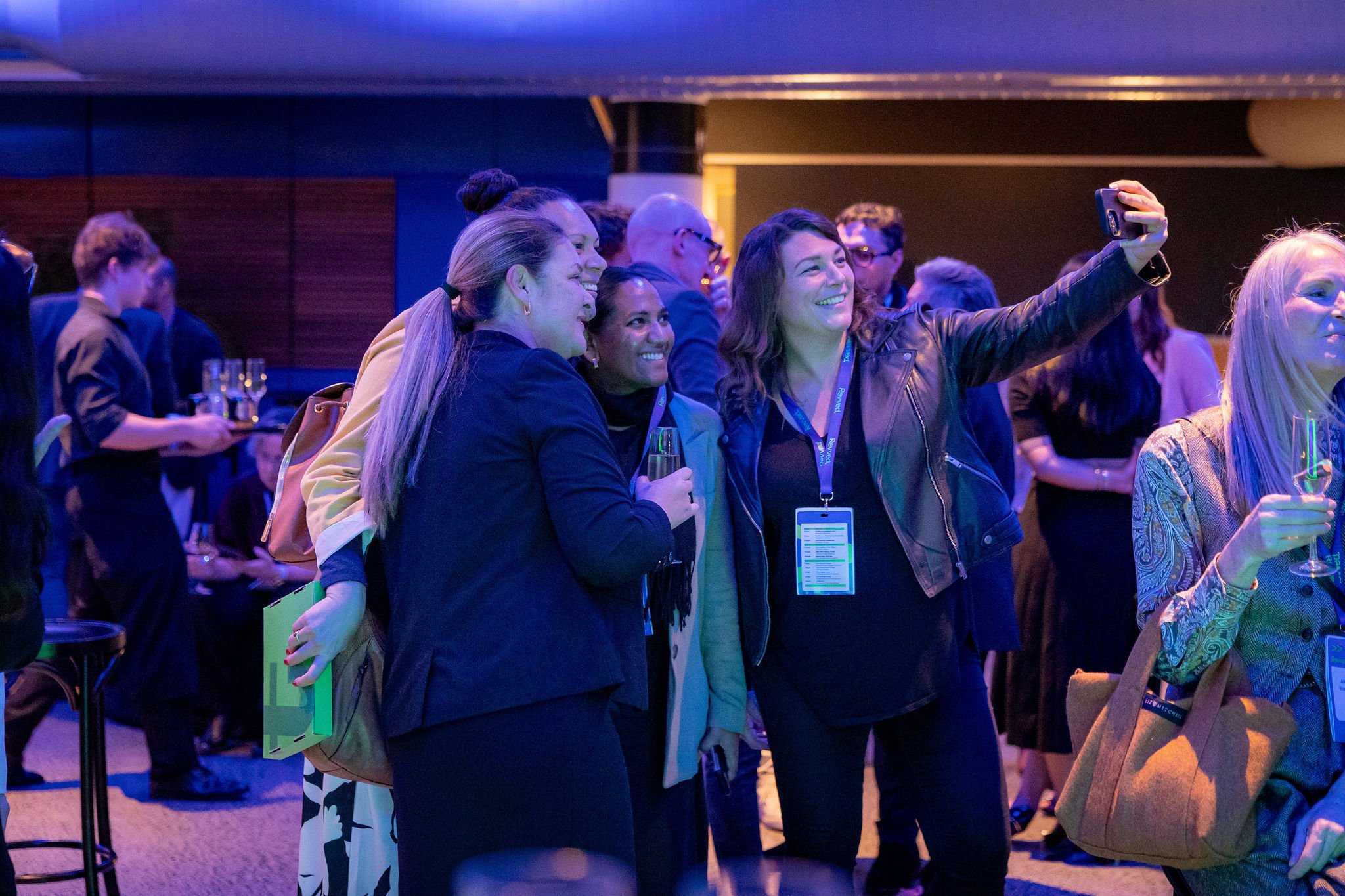 A group of guests at a Revved event