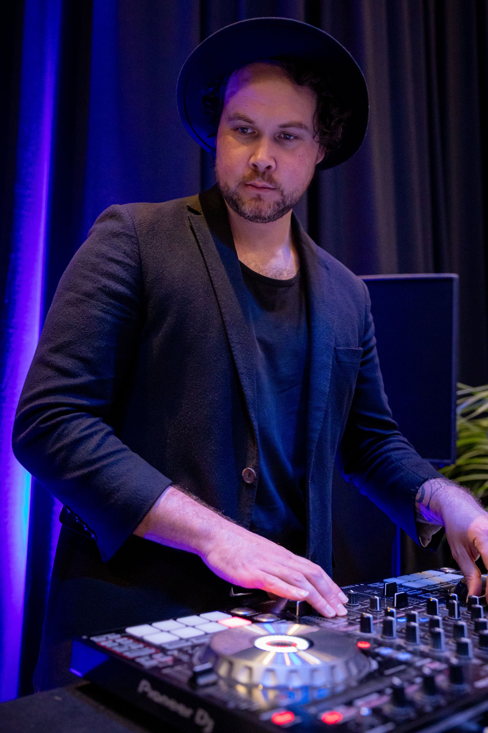 DJ at a Revved event