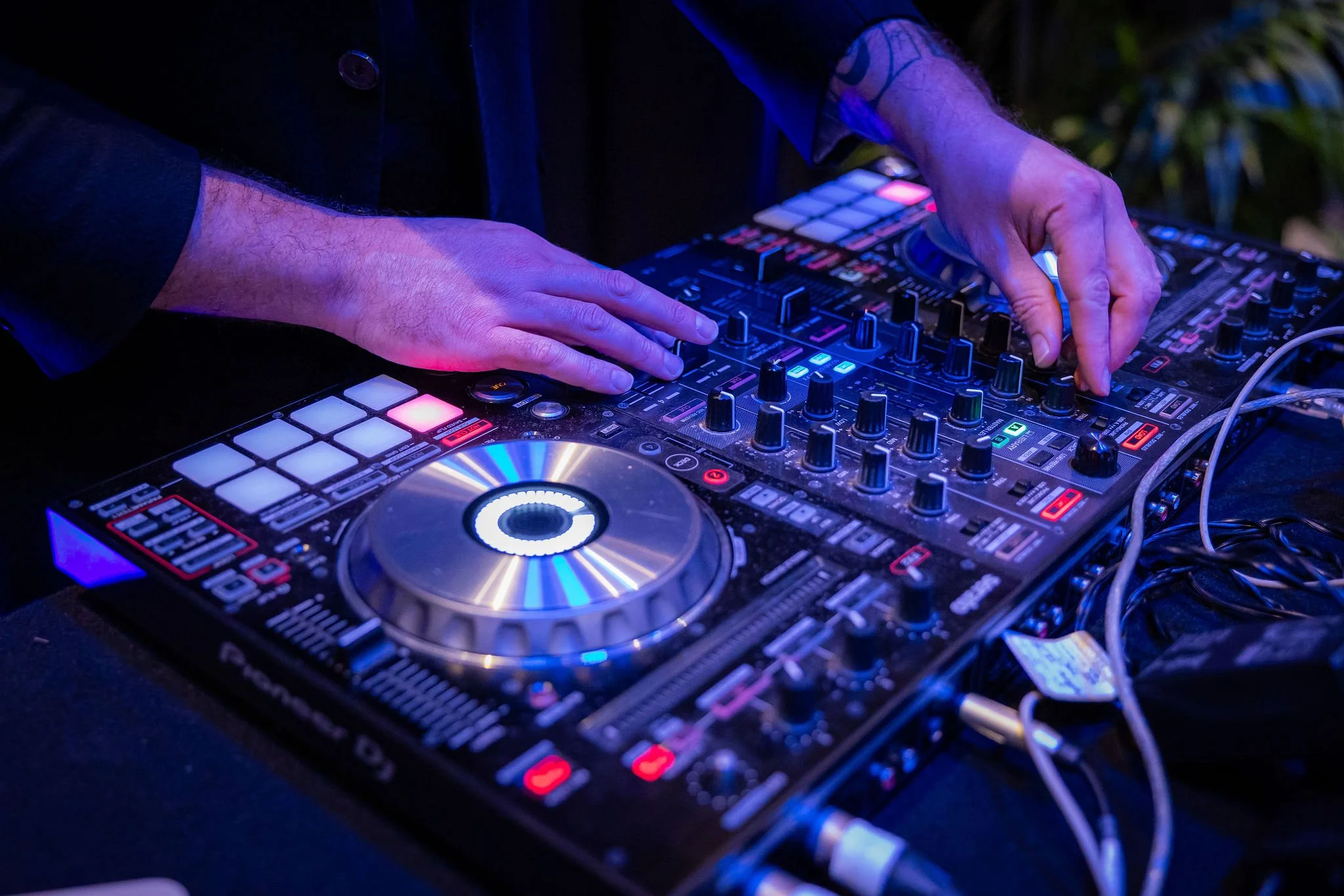 DJ performing at a Revved event