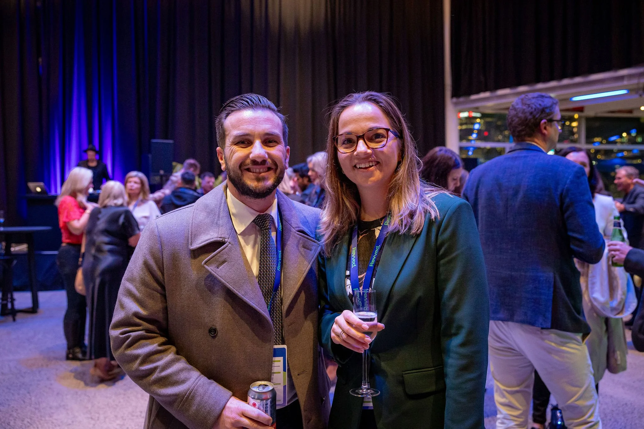 A group of guests at a Revved event